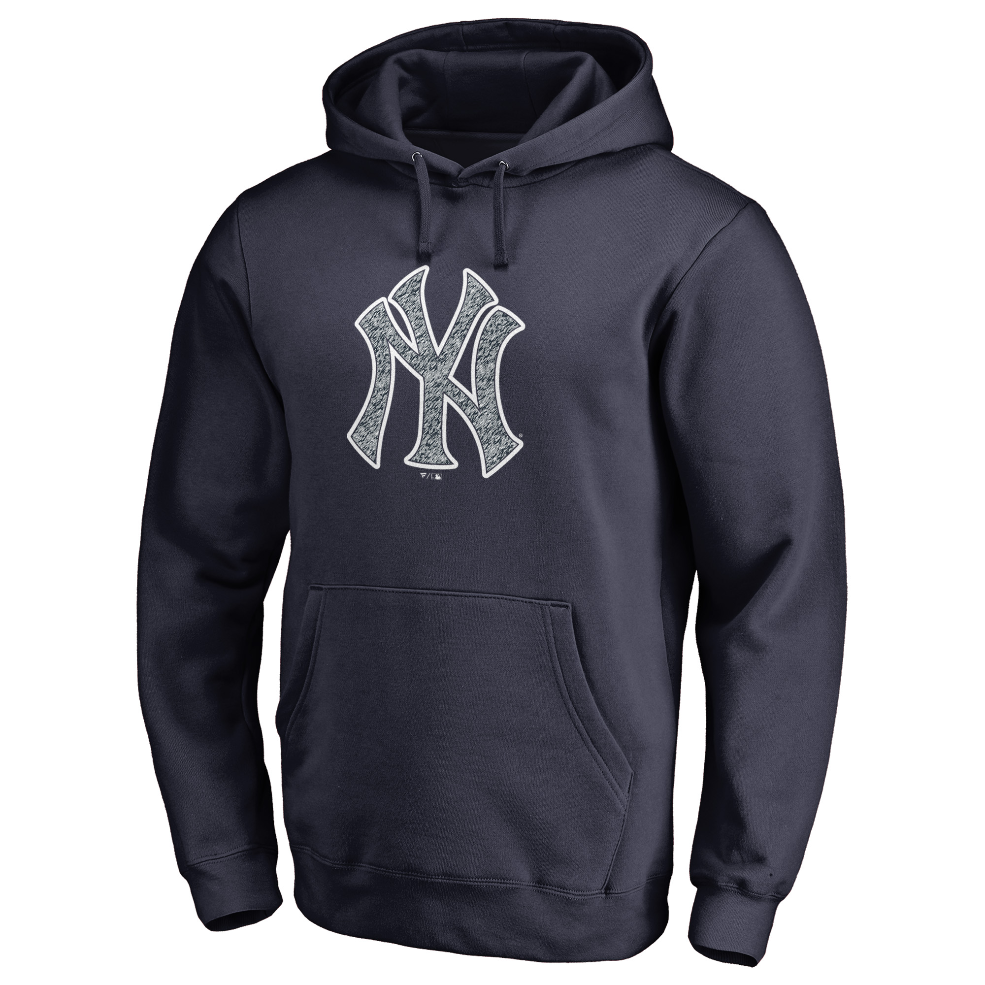 Men’s Navy New York Yankees Static Logo Pullover Hoodie