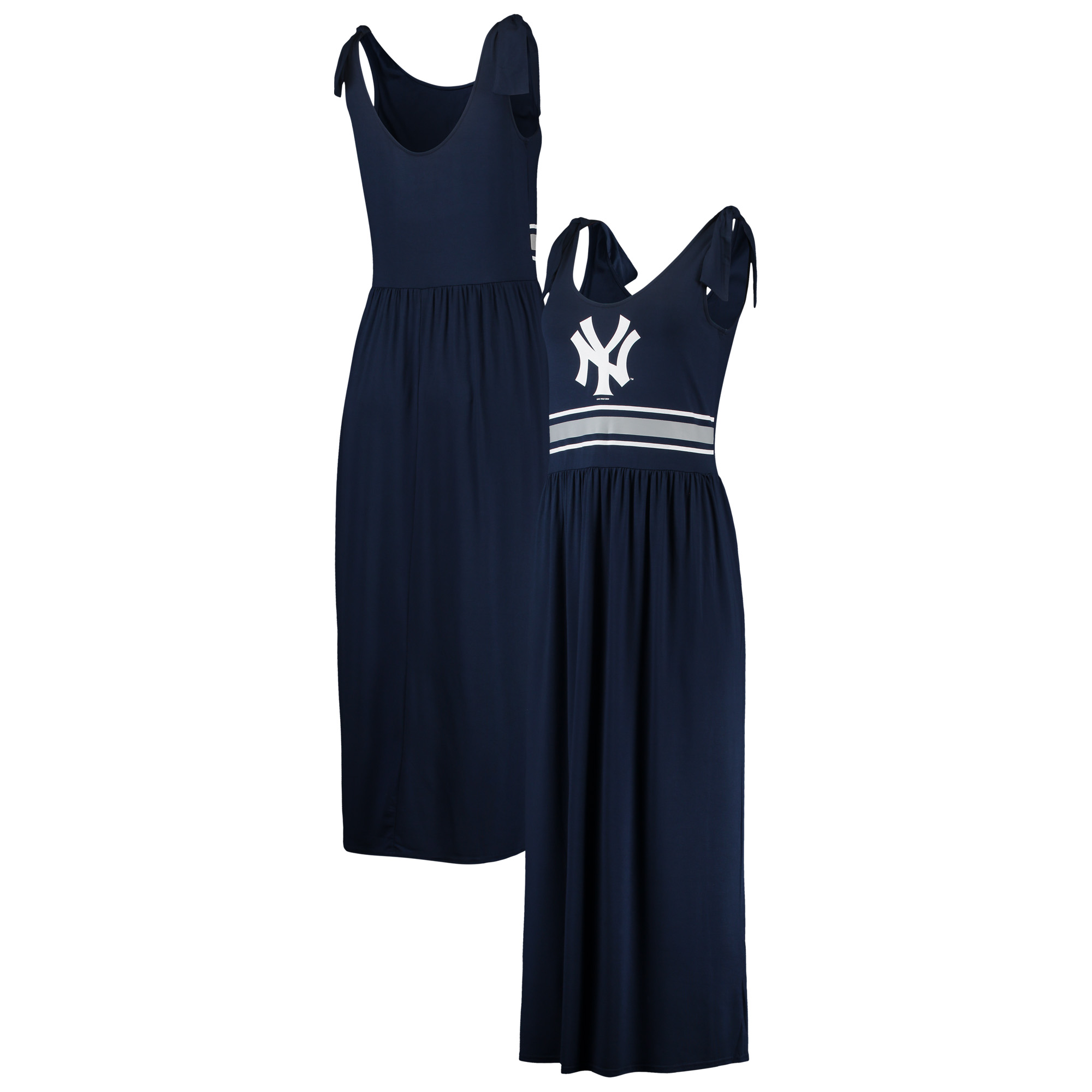 Women’s G-III 4Her by Carl Banks Navy New York Yankees Game Over Maxi Dress