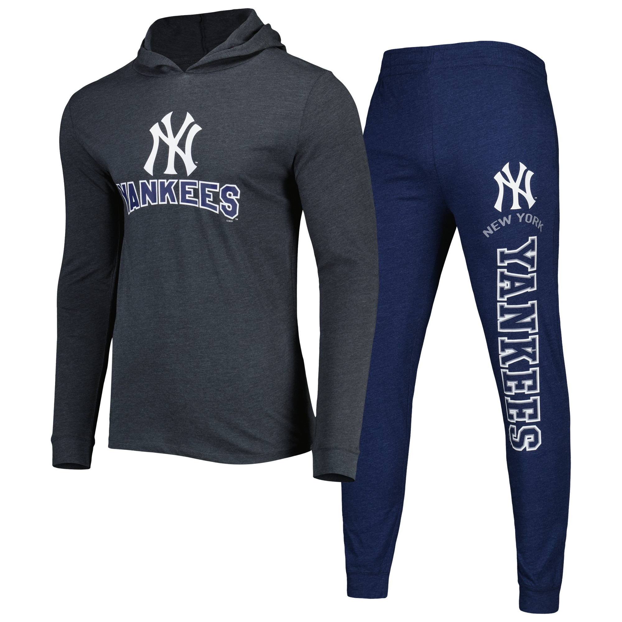 Men’s Concepts Sport Navy/Charcoal New York Yankees Meter Hoodie & Joggers Set