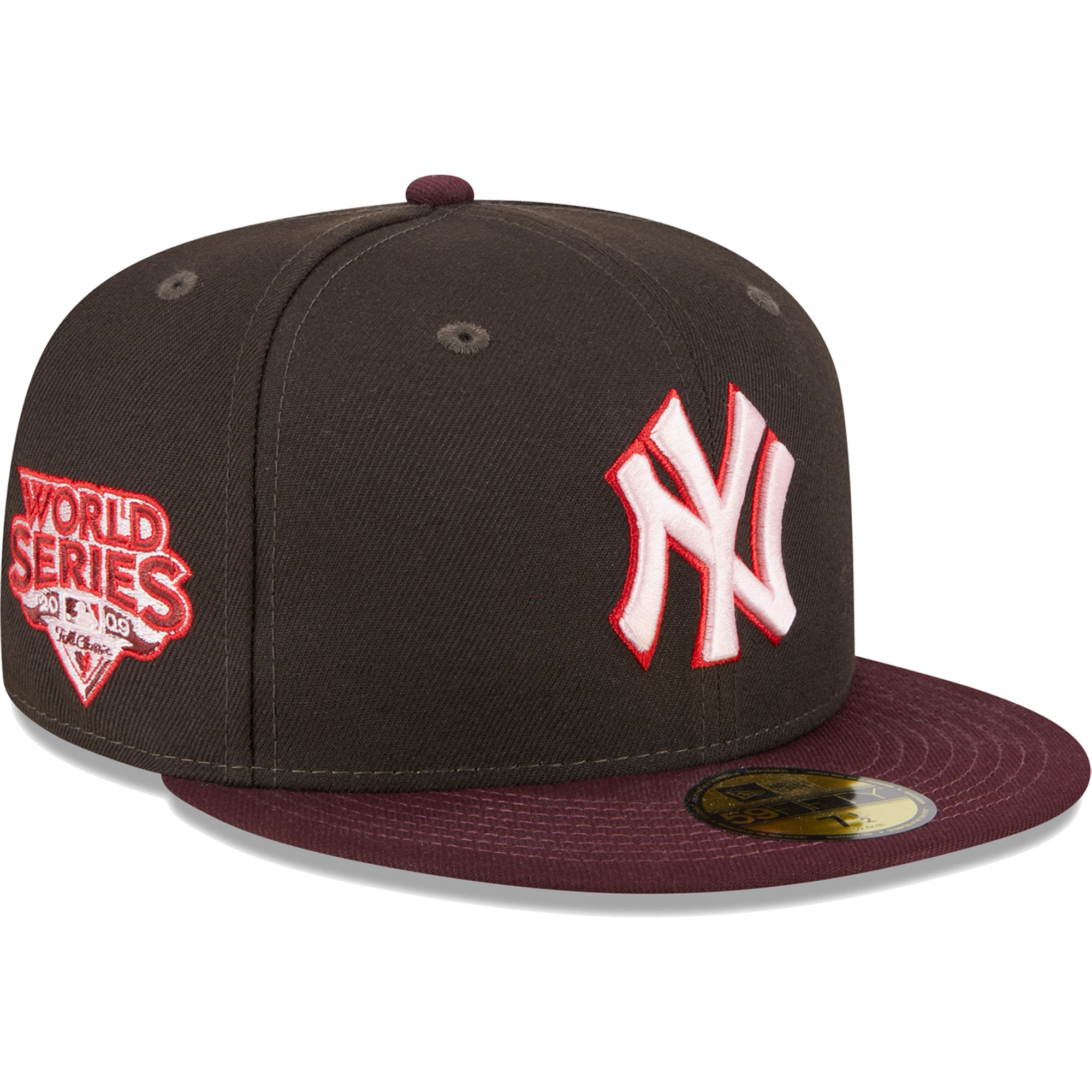 Men’s New Era Brown/Maroon New York Yankees Chocolate Strawberry 59FIFTY Fitted Hat