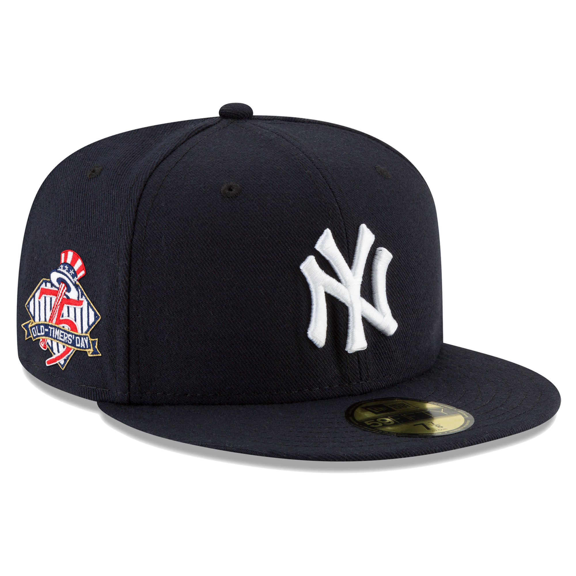 Men’s New Era Navy New York Yankees 2023 75th Old-Timers’ Day Authentic Collection On-Field 59FIFTY Fitted Hat