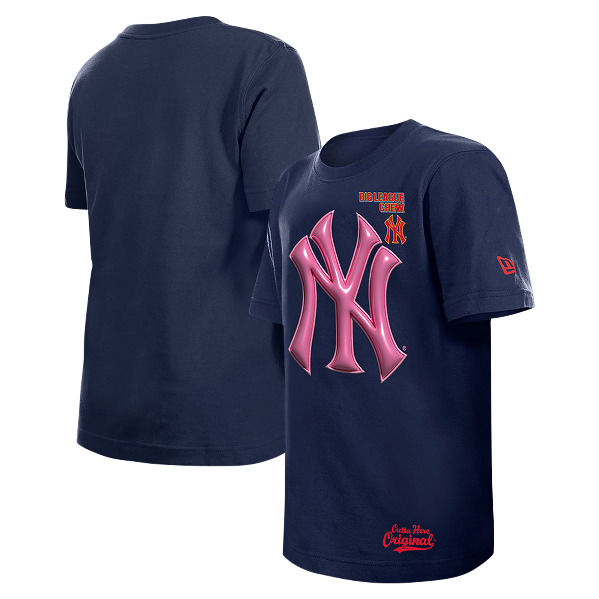 Youth New Era x Big League Chew Navy New York Yankees T-Shirt