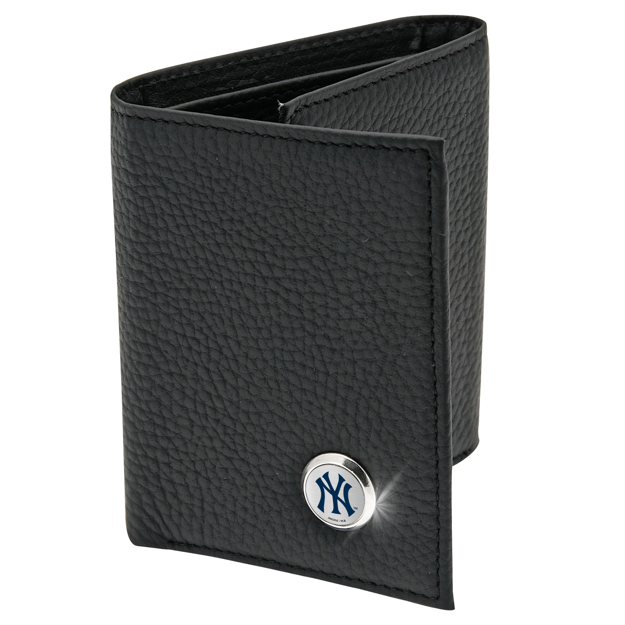 Men’s Black New York Yankees Leather Wallet