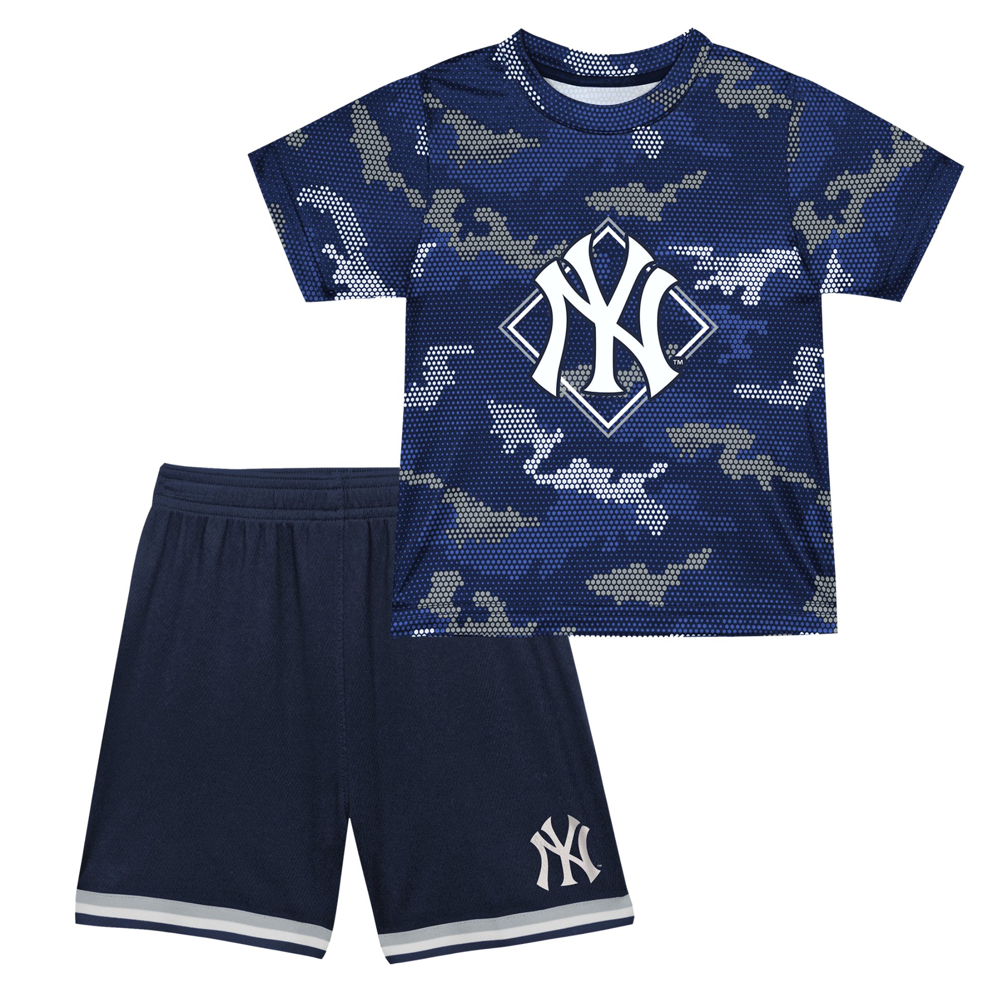 Preschool Navy New York Yankees Field Ball T-Shirt & Shorts Set