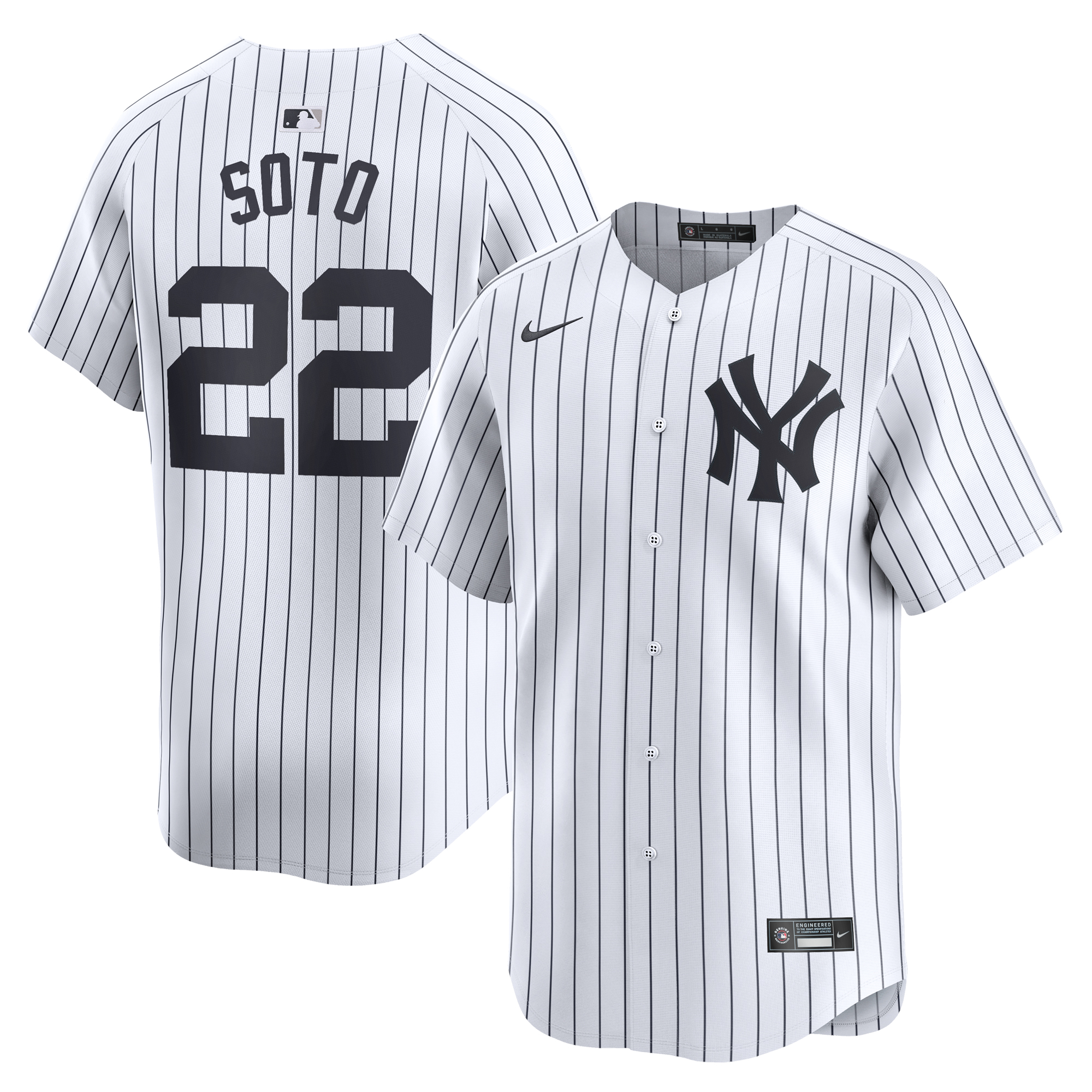 Men’s Nike Juan Soto White New York Yankees Home Limited Player Jersey