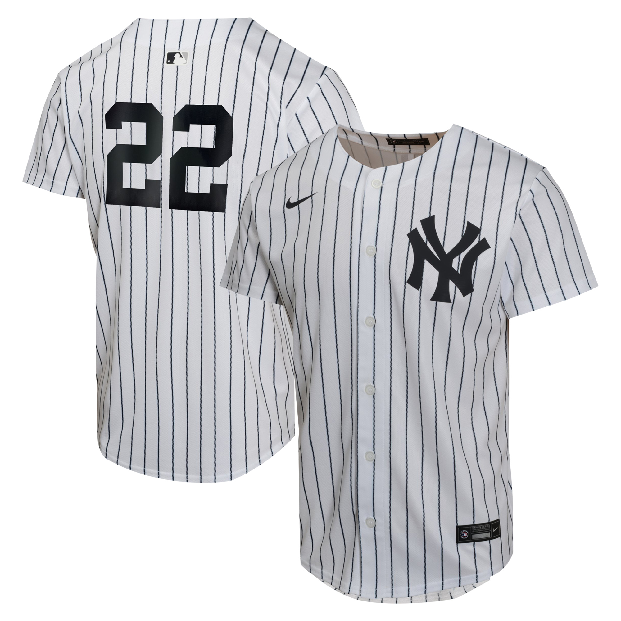 Youth Nike Juan Soto White New York Yankees Home Game Player Jersey