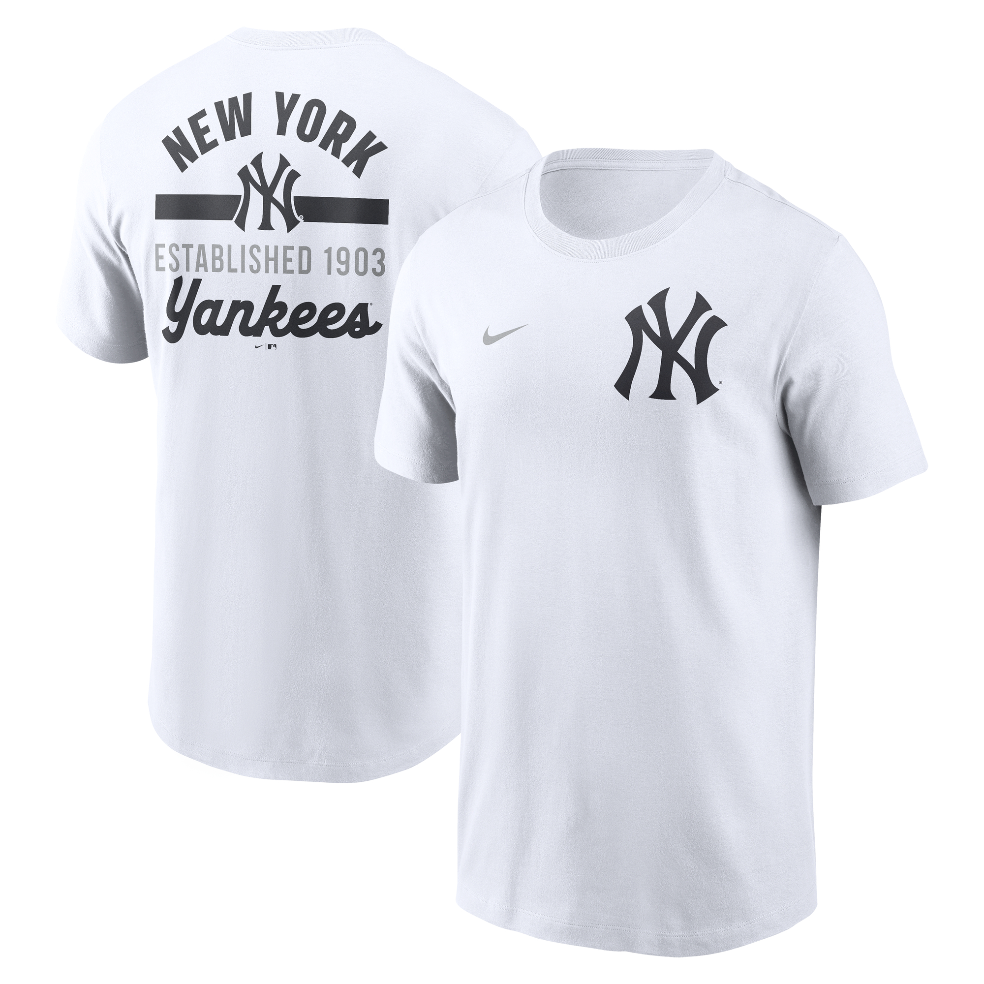 Men’s Nike White New York Yankees 2-Hit T-Shirt