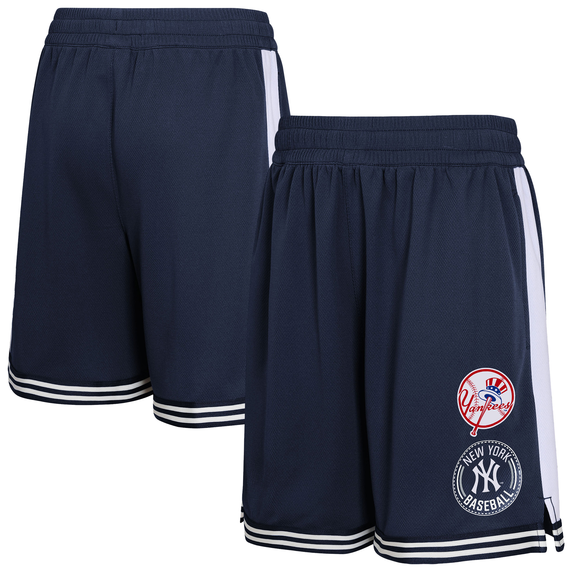 Youth Navy New York Yankees Infielder Shorts