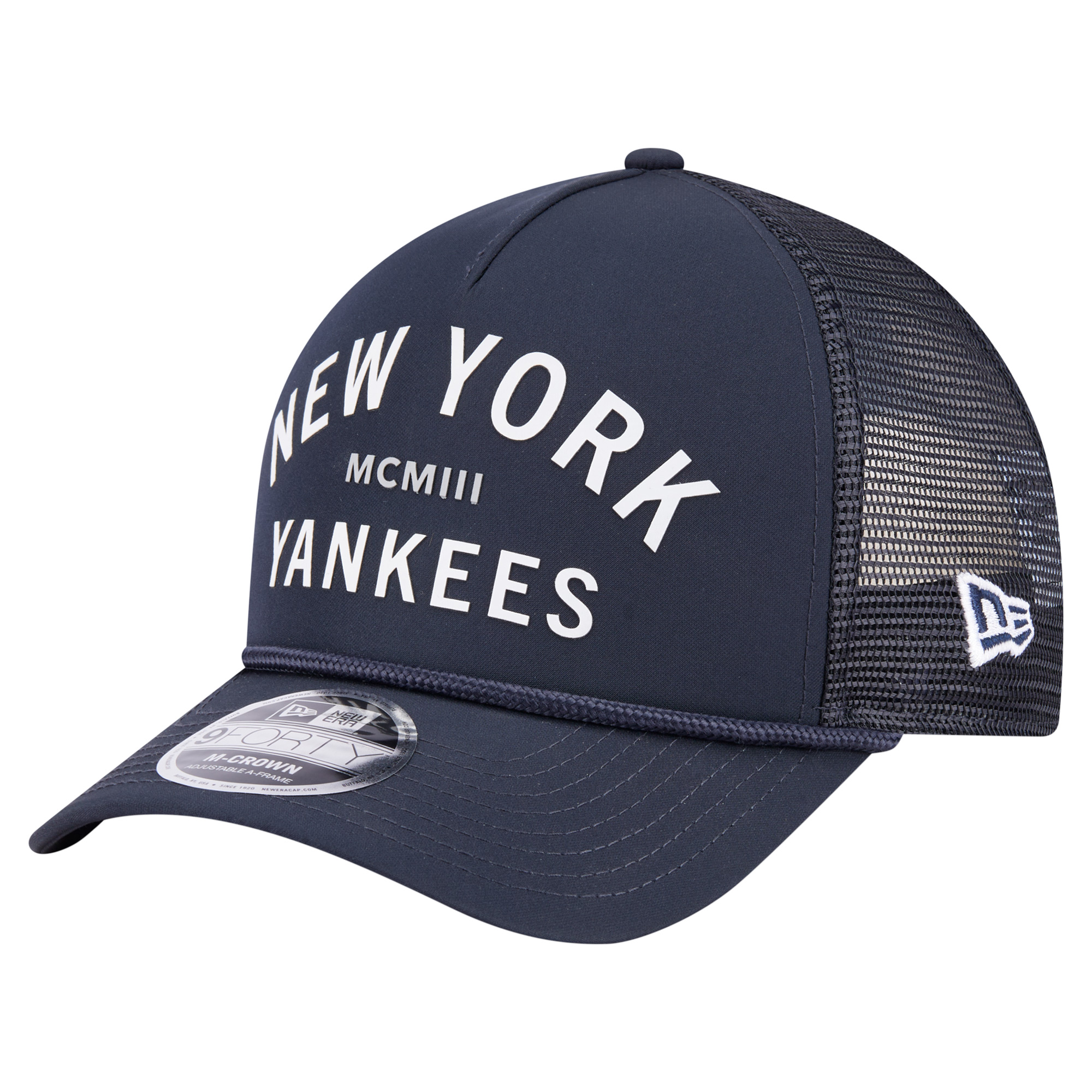 Men’s New Era Navy New York Yankees Minimalist 9FORTY A-Frame Adjustable Hat