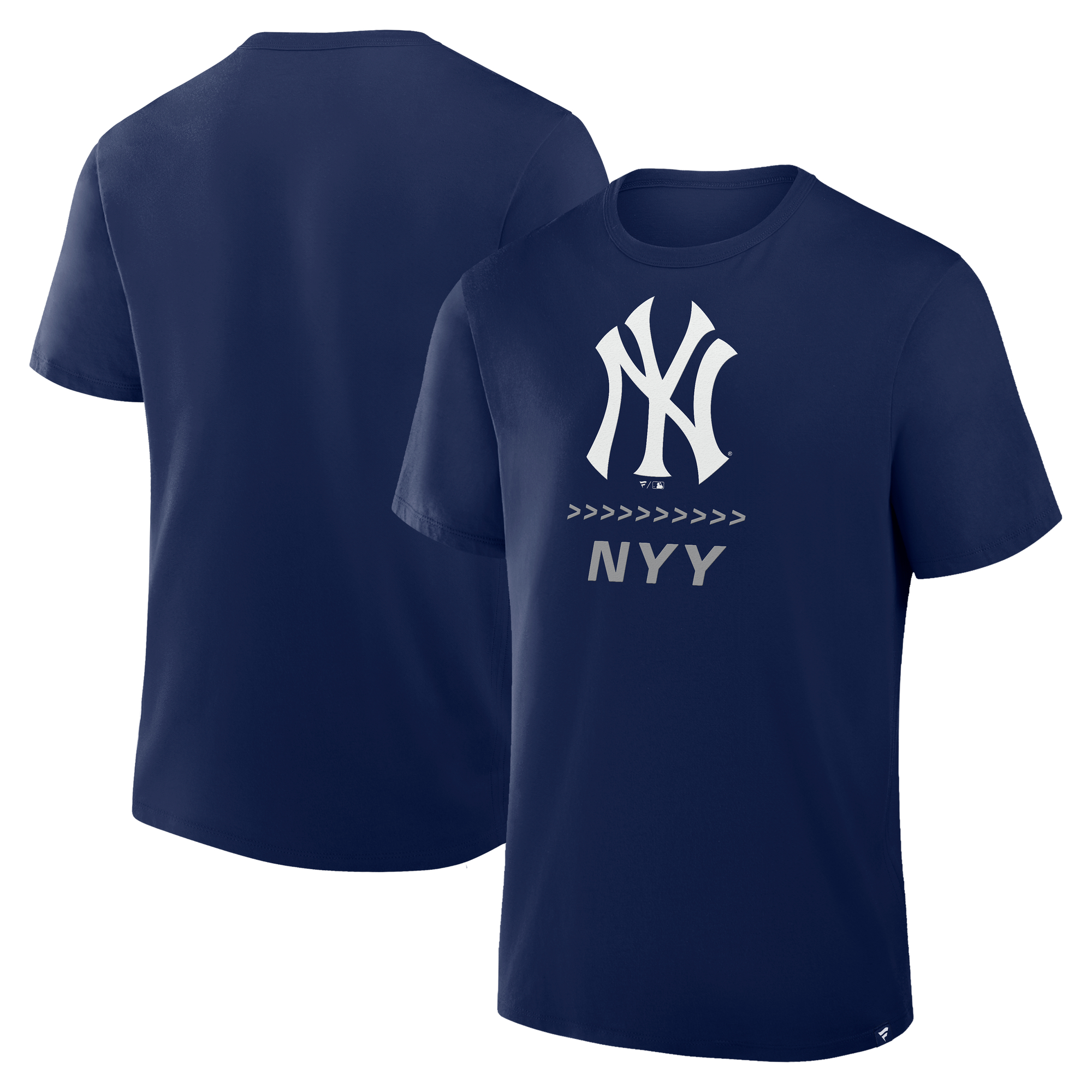 Men’s Fanatics Navy New York Yankees Clubhouse Legacy Side Swipe T-Shirt