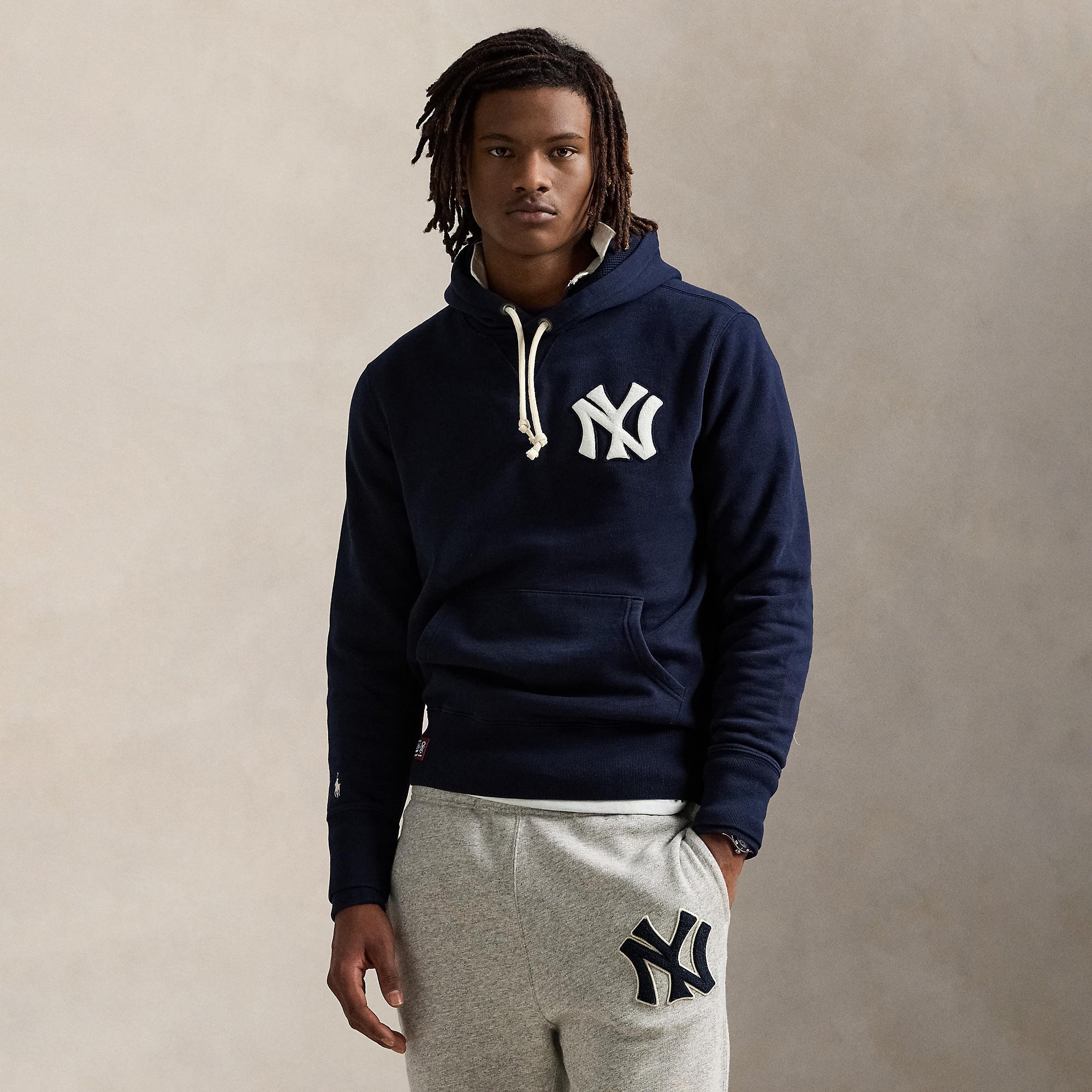 Polo Ralph Lauren Navy Yankees Fleece Hoodie