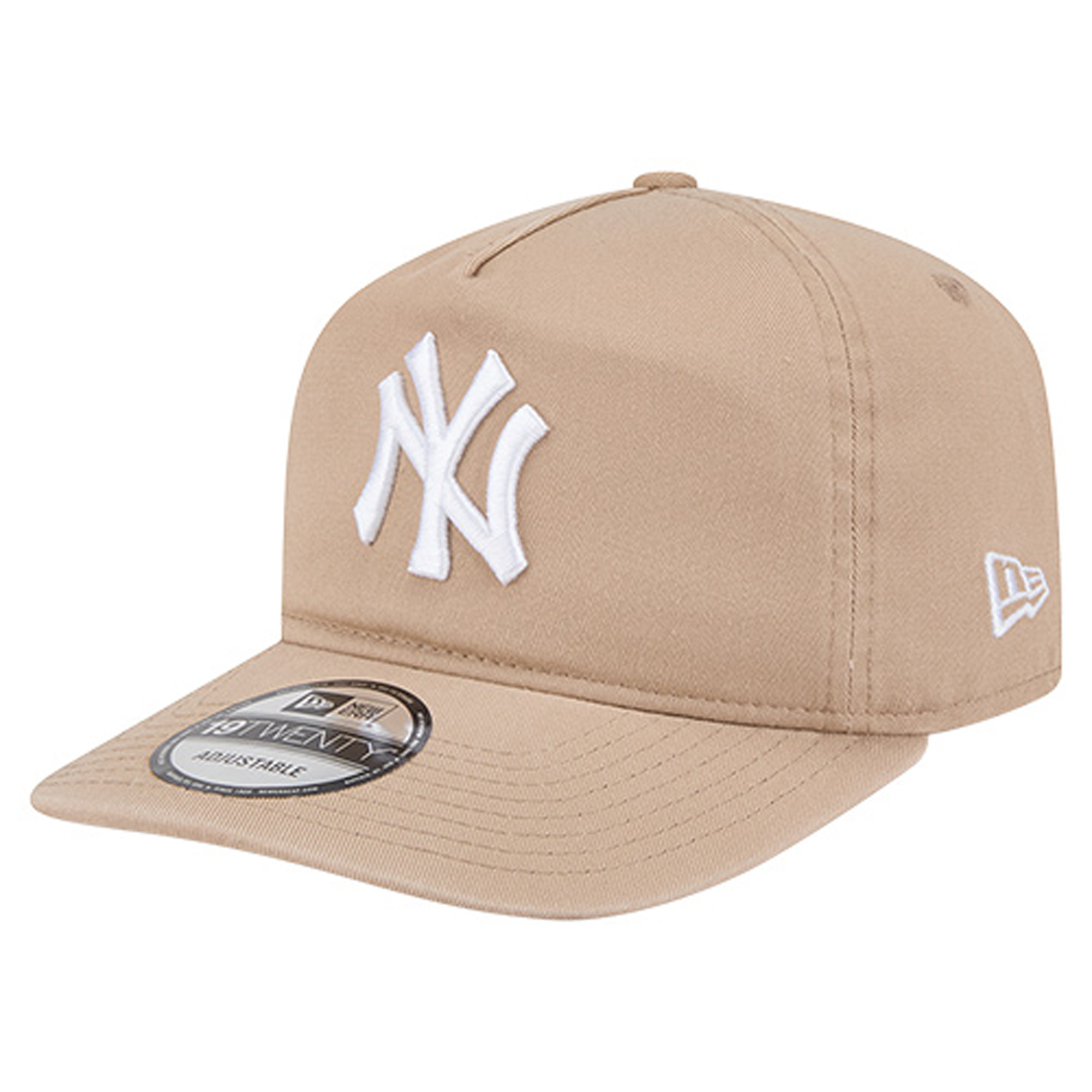 Men’s New Era Light Beige New York Yankees Cam 19TWENTY Adjustable Hat