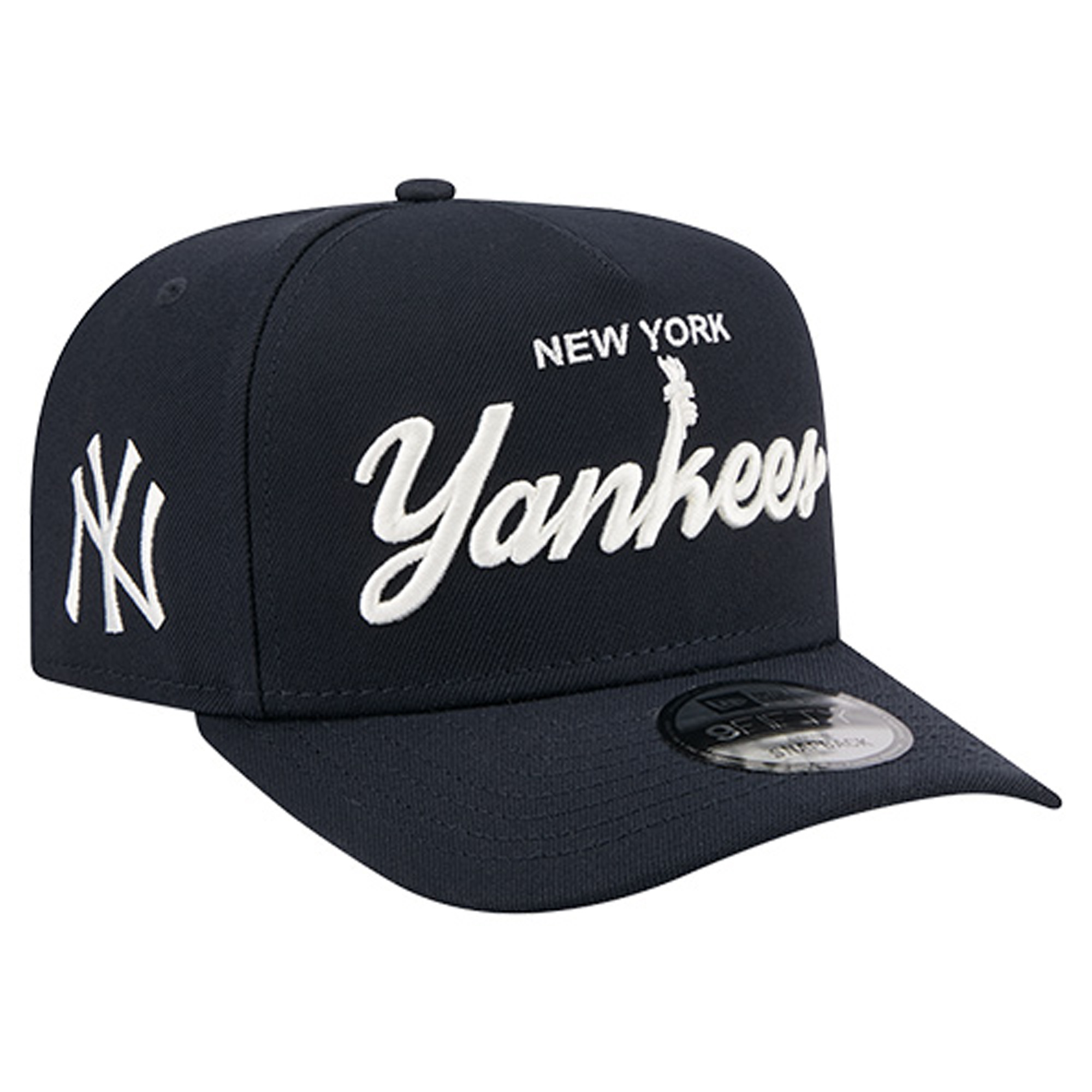 Men’s New Era Navy New York Yankees Local Play A-Frame 9FIFTY Snapback Hat