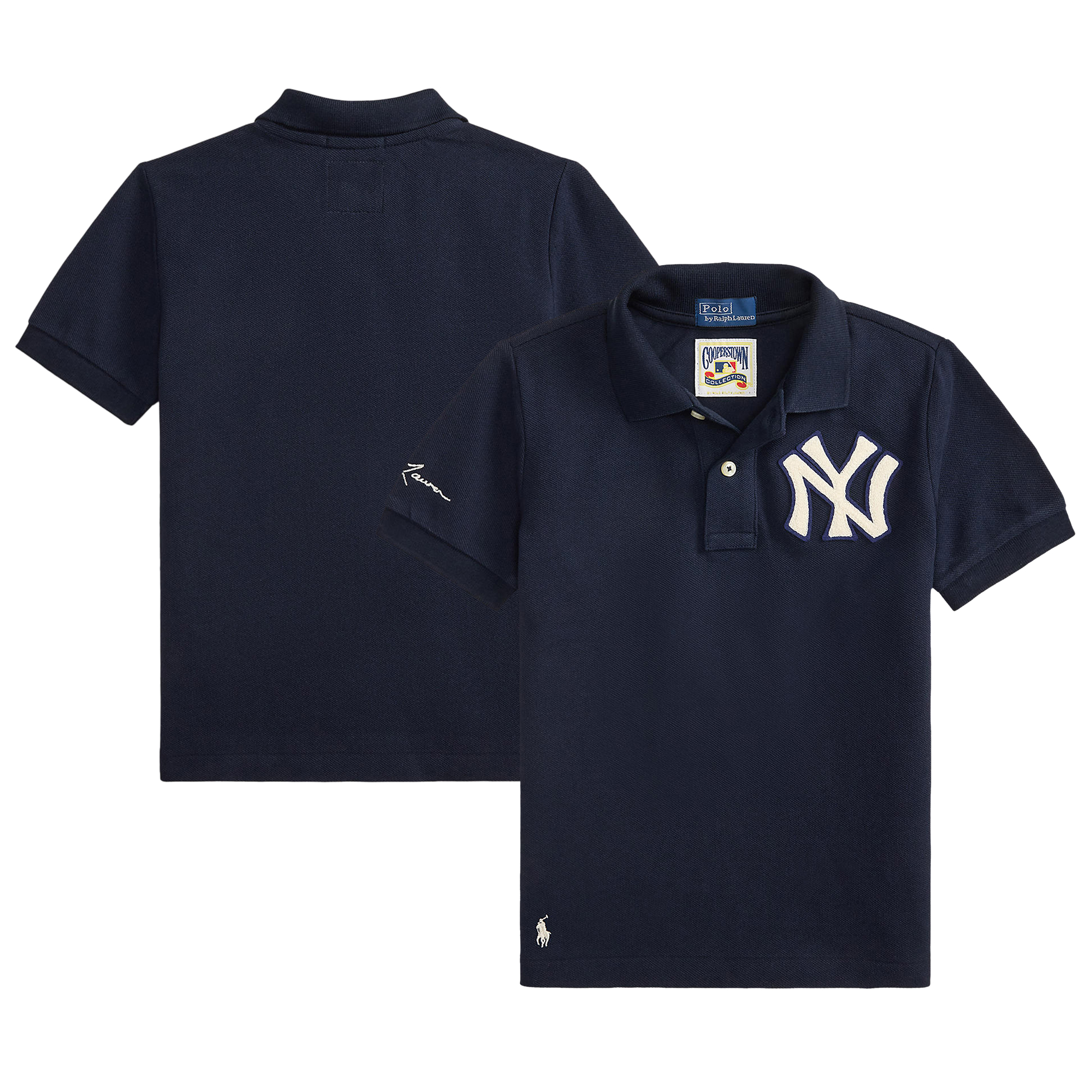 Preschool Polo Ralph Lauren Navy Yankees Polo Shirt