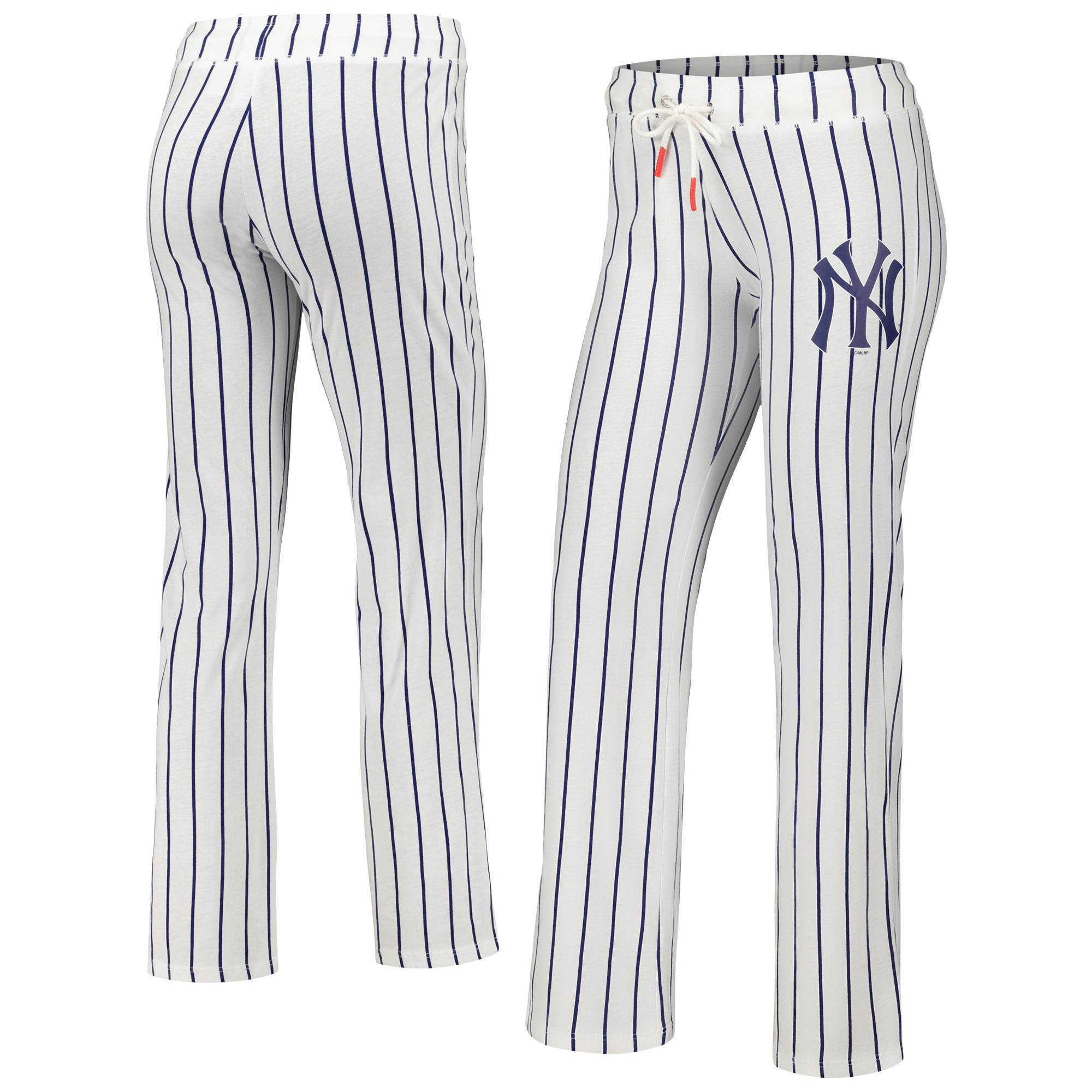 Women’s Concepts Sport White New York Yankees Vigor Pinstripe Sleep Pant