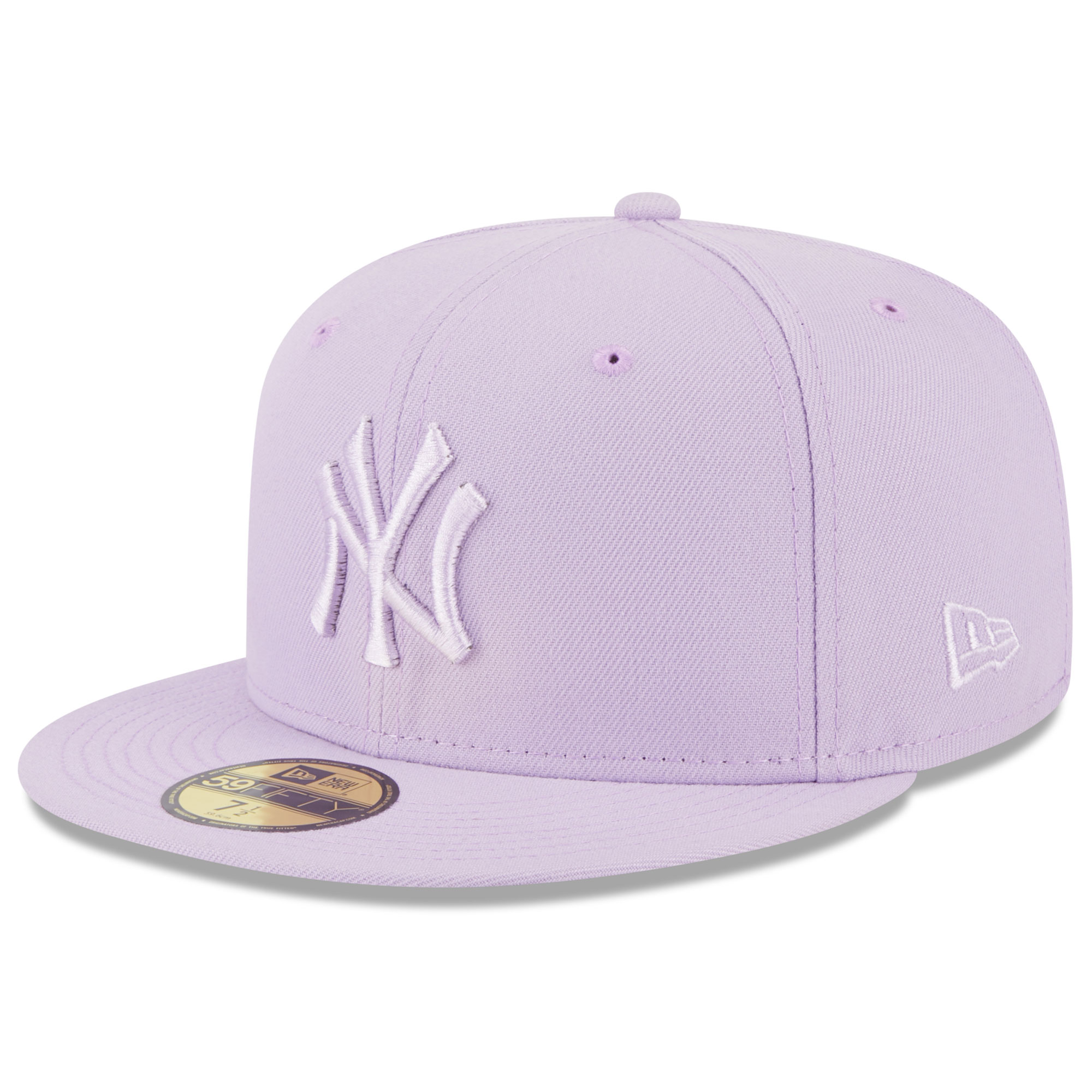 Men’s New Era Lavender New York Yankees 2023 Spring Color Basic 59FIFTY Fitted Hat