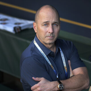 Cashman’s Poker Hand: All-In on Trent Grisham with a Pair of Twos