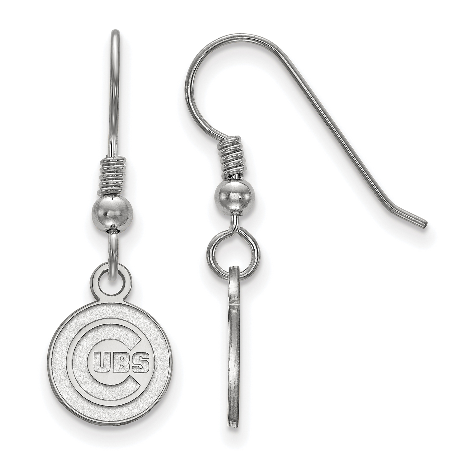Women’s Chicago Cubs Sterling Silver Extra-Small Dangle Earrings