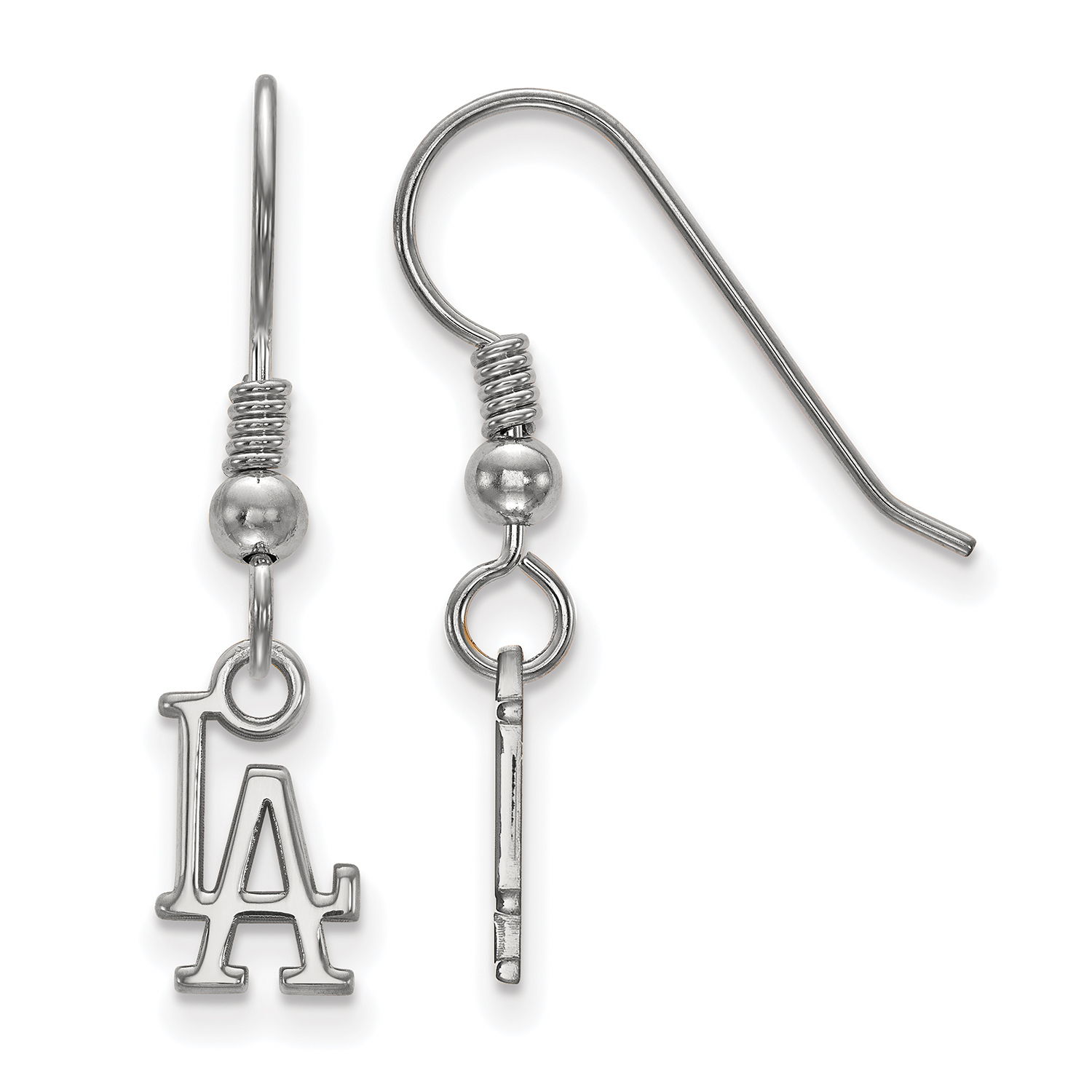 Women’s Los Angeles Dodgers Sterling Silver Extra-Small Dangle Earrings