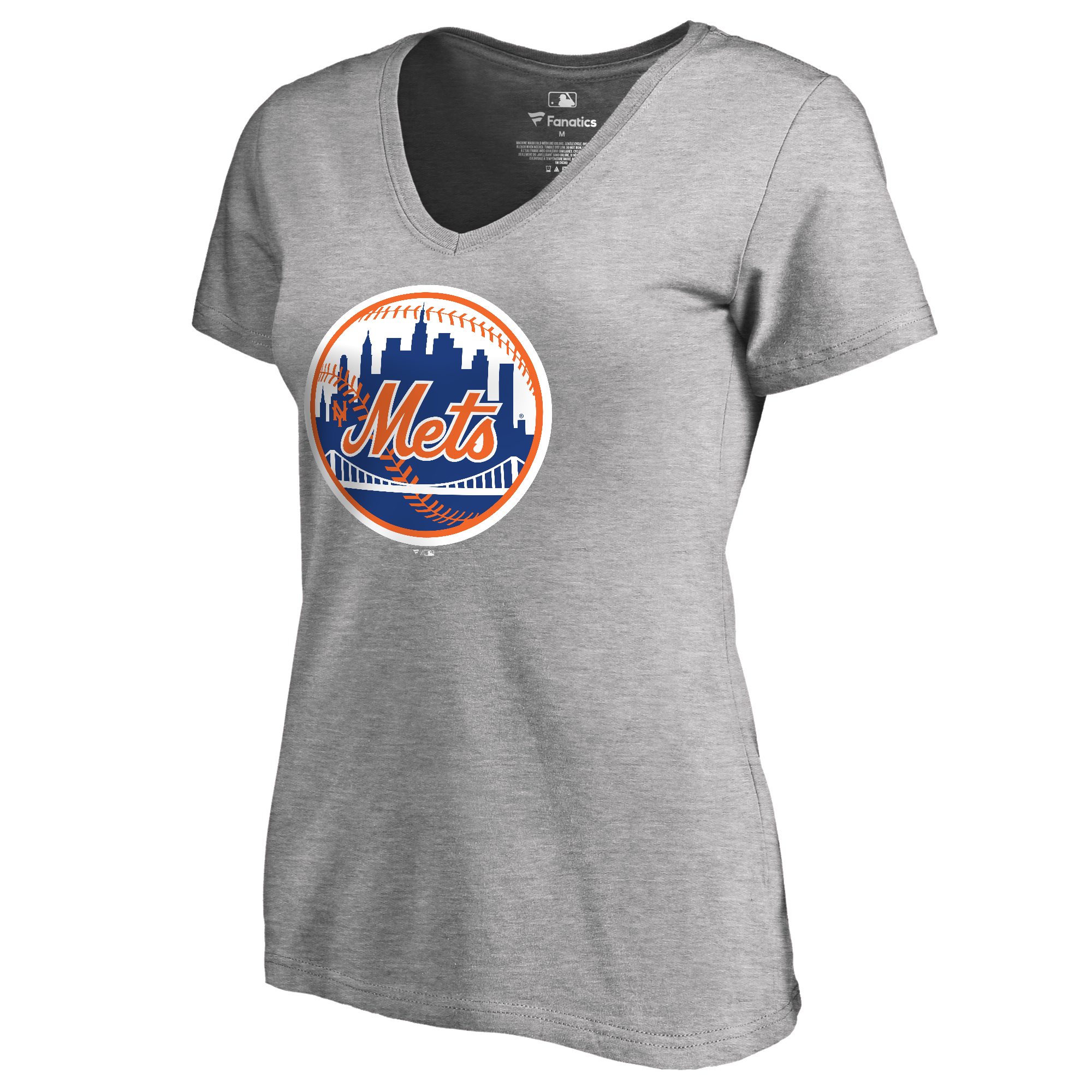 Women’s Ash New York Mets Cooperstown Collection Forbes T-Shirt