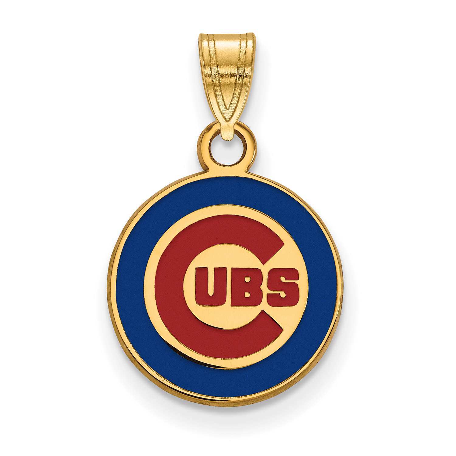 Women’s Chicago Cubs Gold-Plated Enamel Pendant