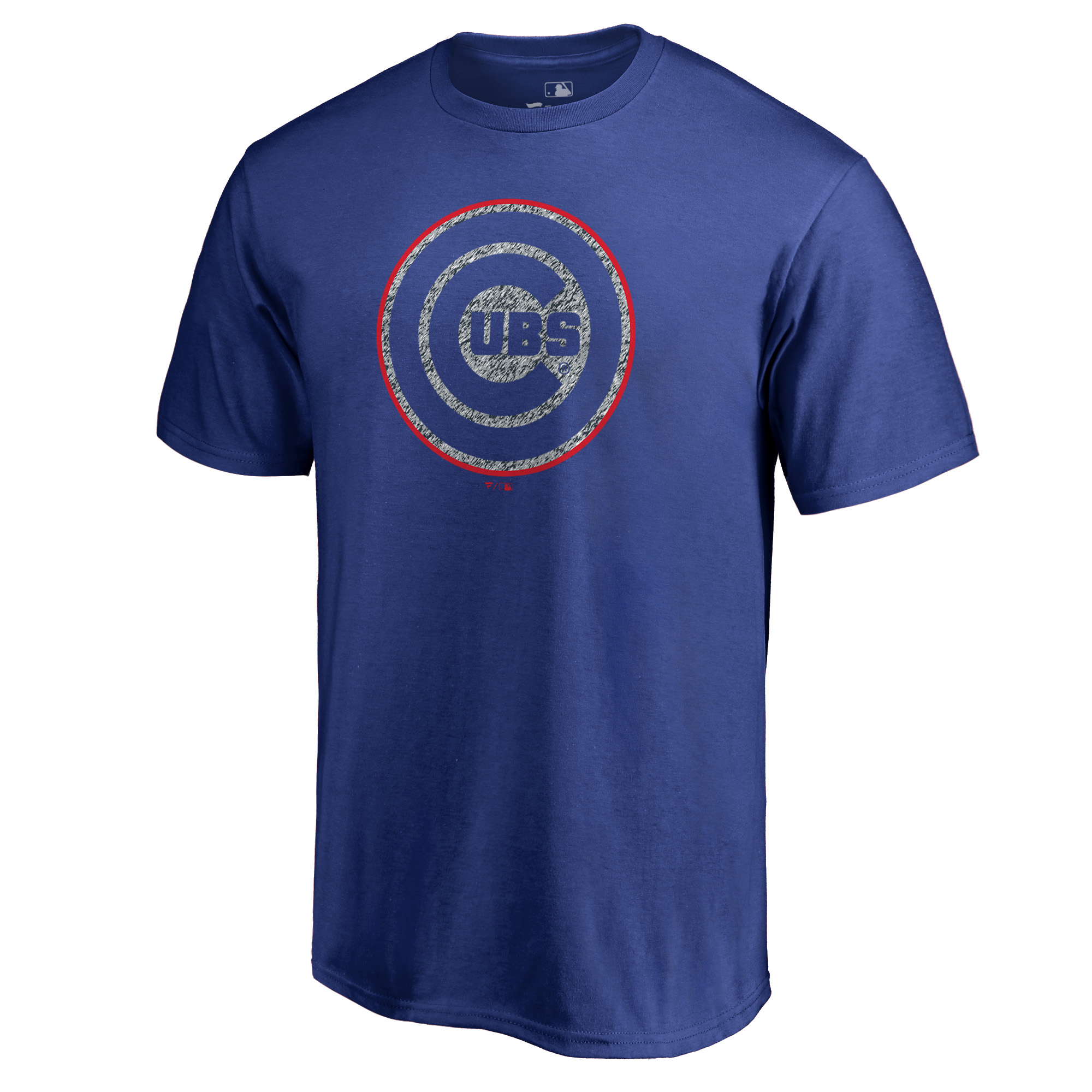Men’s Royal Chicago Cubs Static Logo T-Shirt