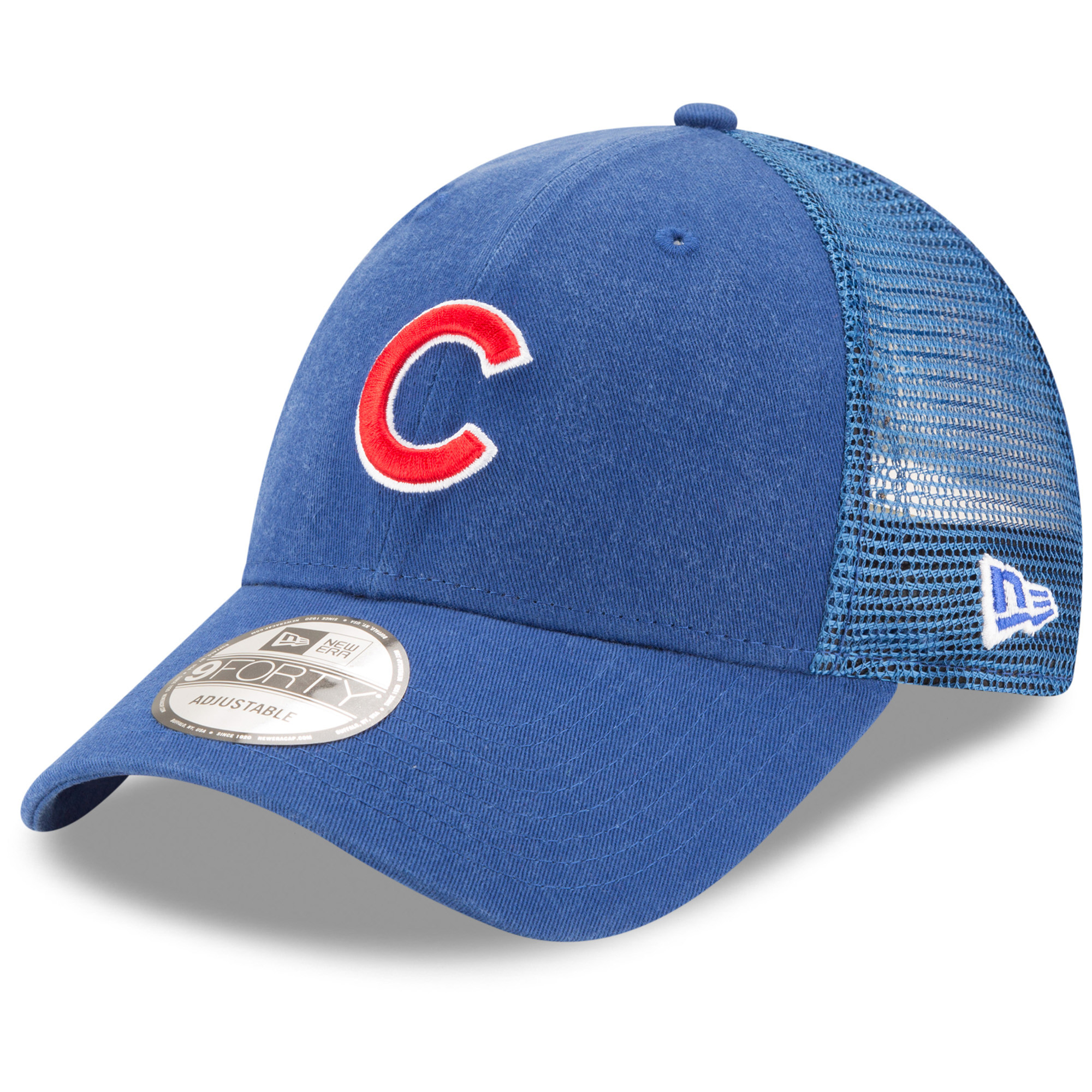 Men’s New Era Royal Chicago Cubs Trucker 9FORTY Adjustable Snapback Hat