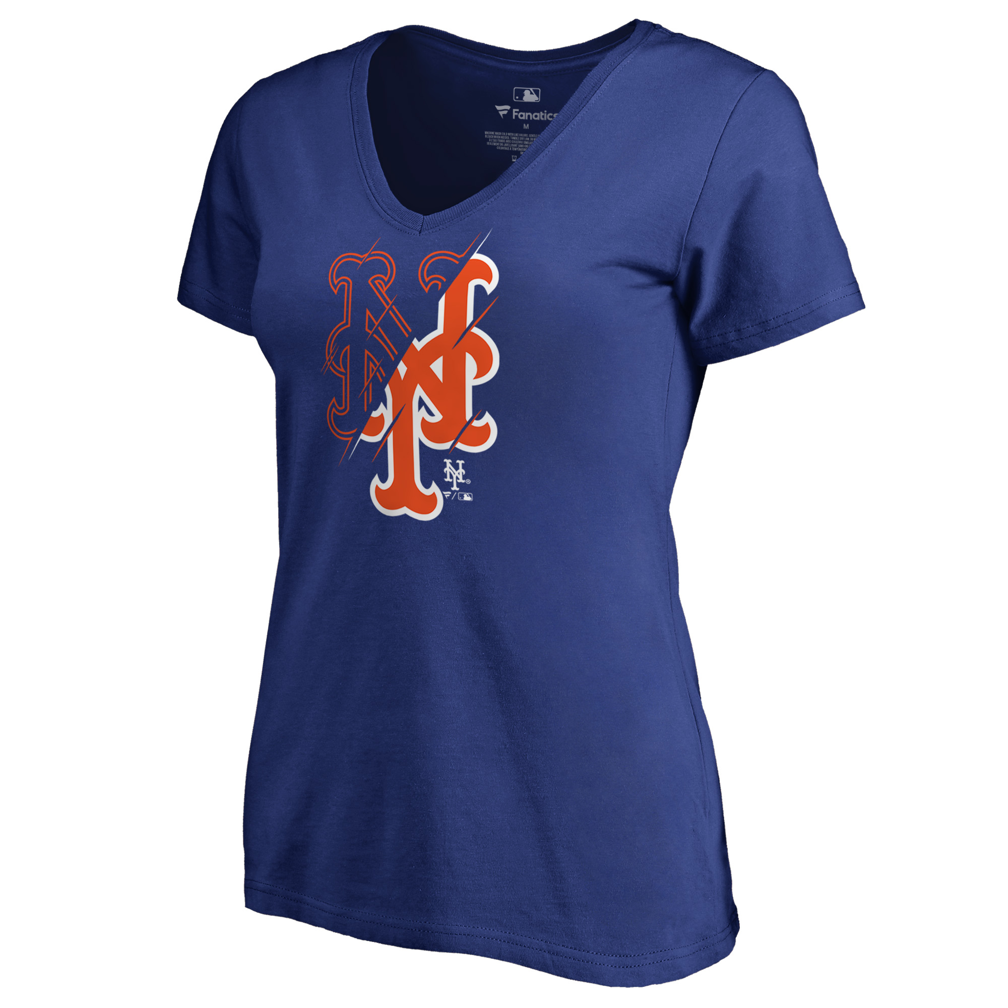 Women’s Royal New York Mets X-Ray V-Neck T-Shirt