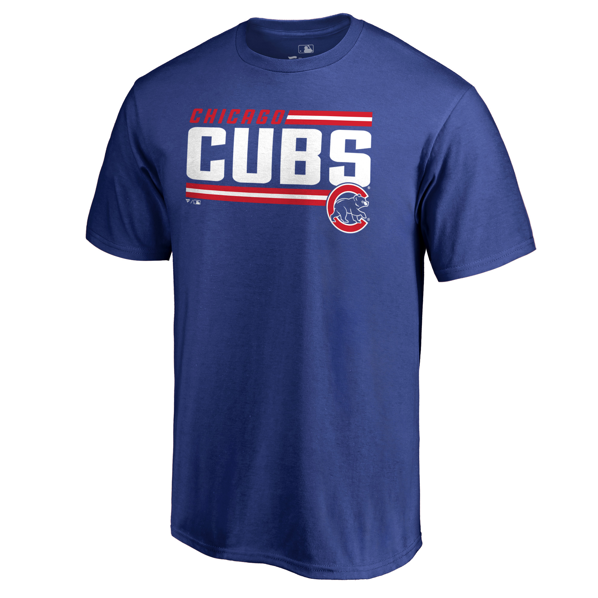 Men’s Royal Chicago Cubs Onside Stripe T-Shirt