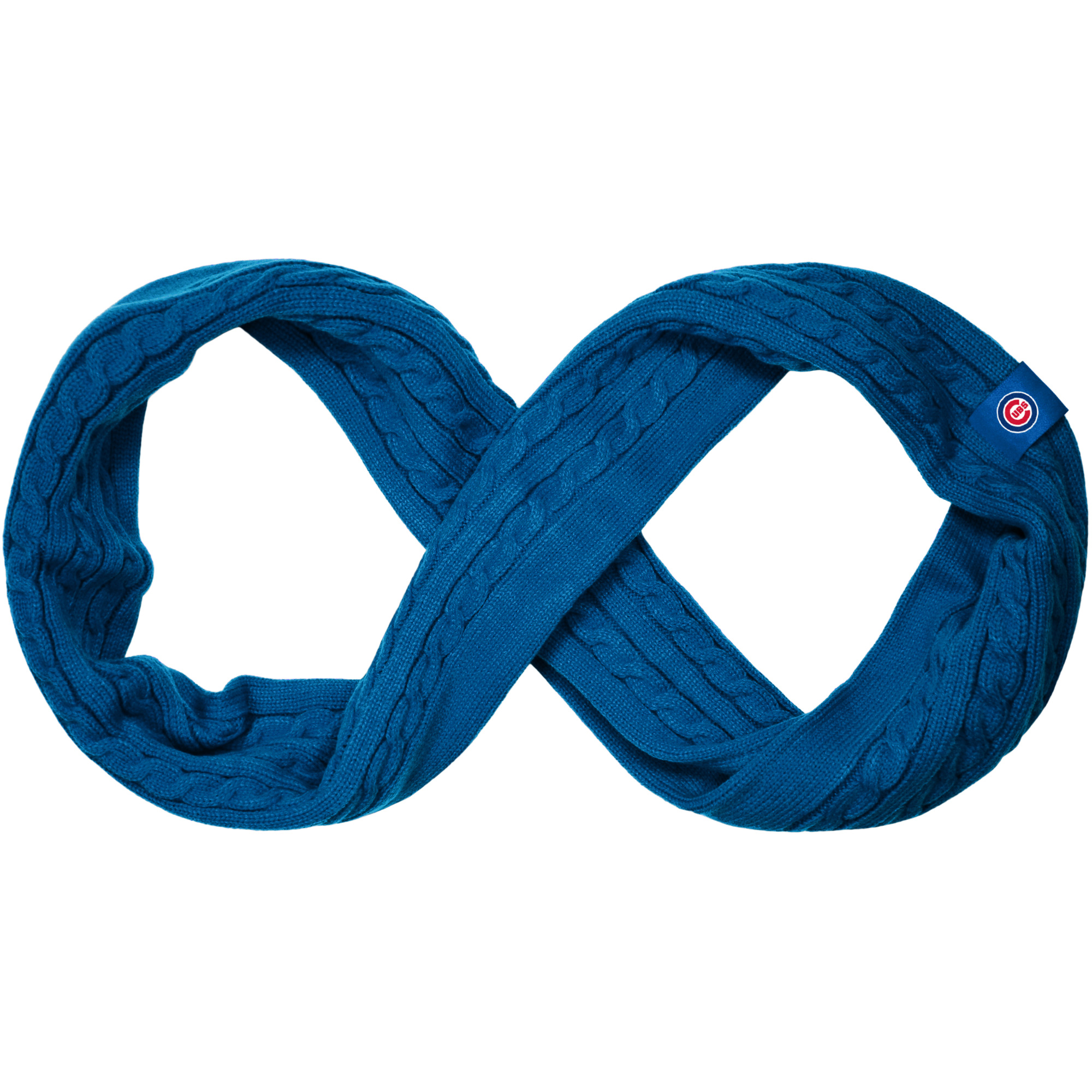 Women’s Royal Chicago Cubs Cable Knit Infinity Scarf