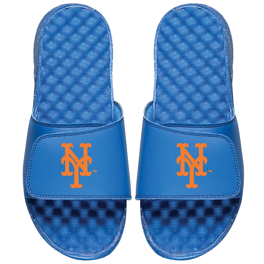 Men’s ISlide Royal New York Mets Alternate Logo Slide Sandals