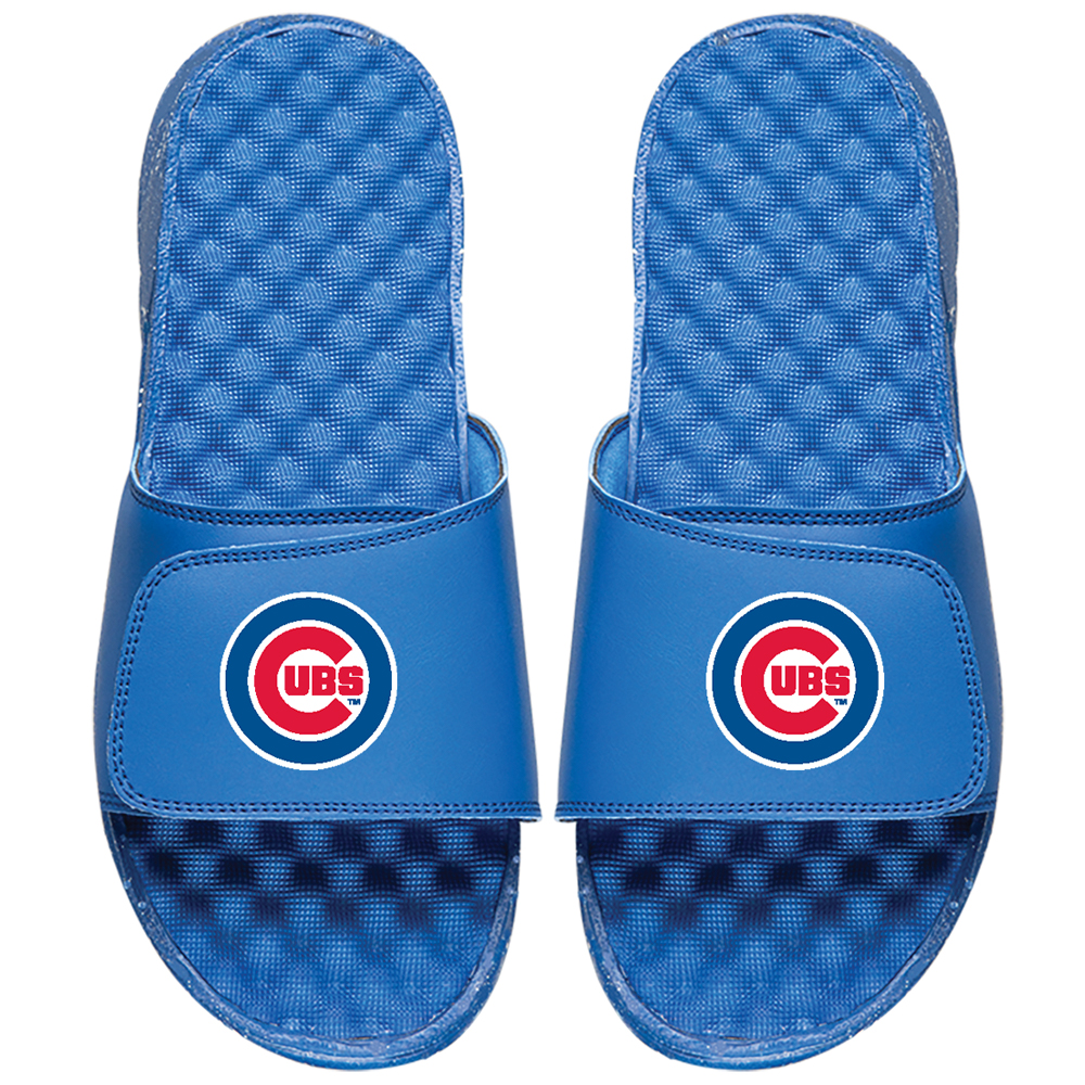 Men’s ISlide Royal Chicago Cubs Primary Logo Slide Sandals