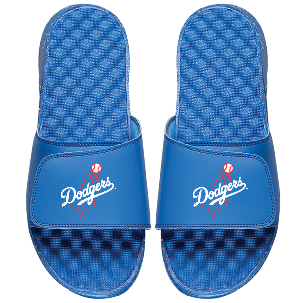 Men’s ISlide Royal Los Angeles Dodgers Primary Logo Slide Sandals