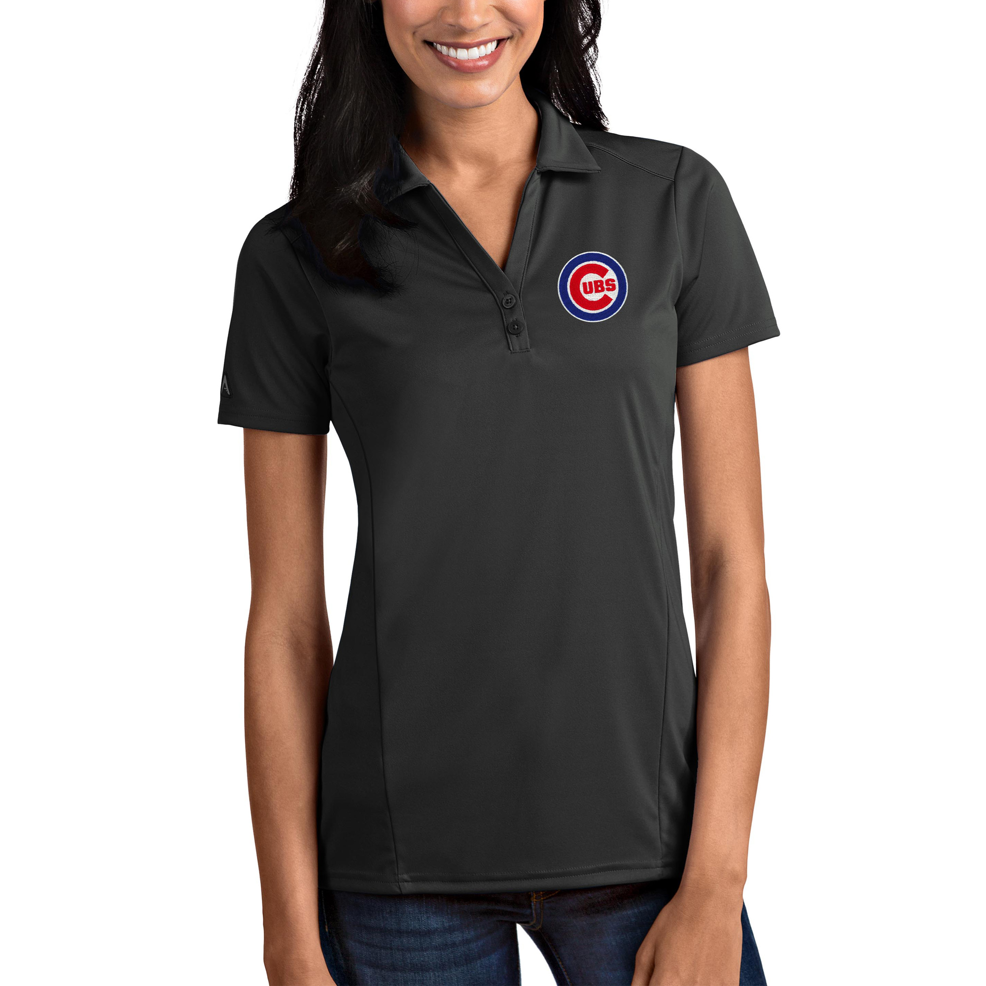 Chicago Cubs Antigua Women’s Tribute Polo – Gray