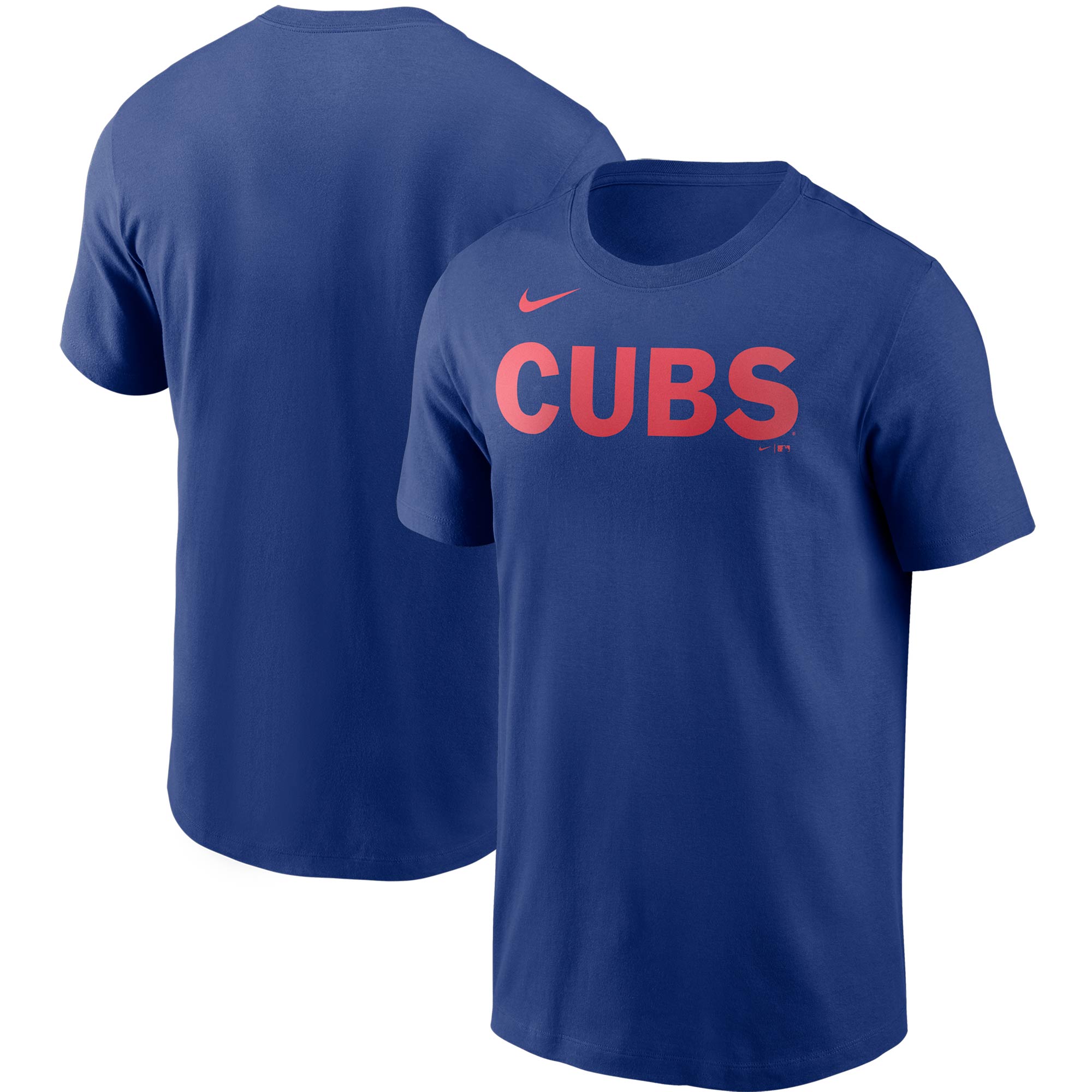 Men’s Nike Royal Chicago Cubs Team Wordmark T-Shirt