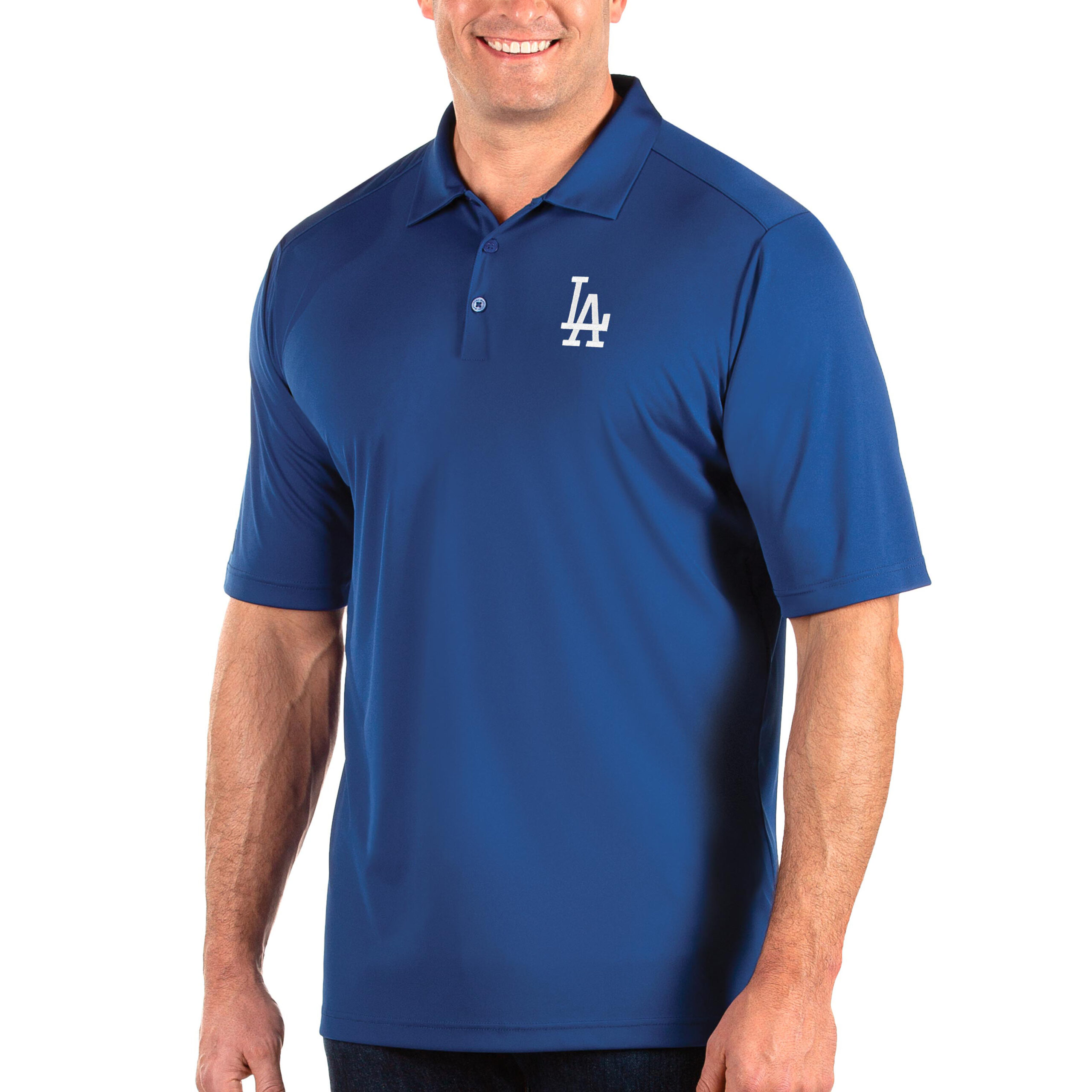 Men’s Antigua Royal Los Angeles Dodgers Big & Tall Tribute Polo