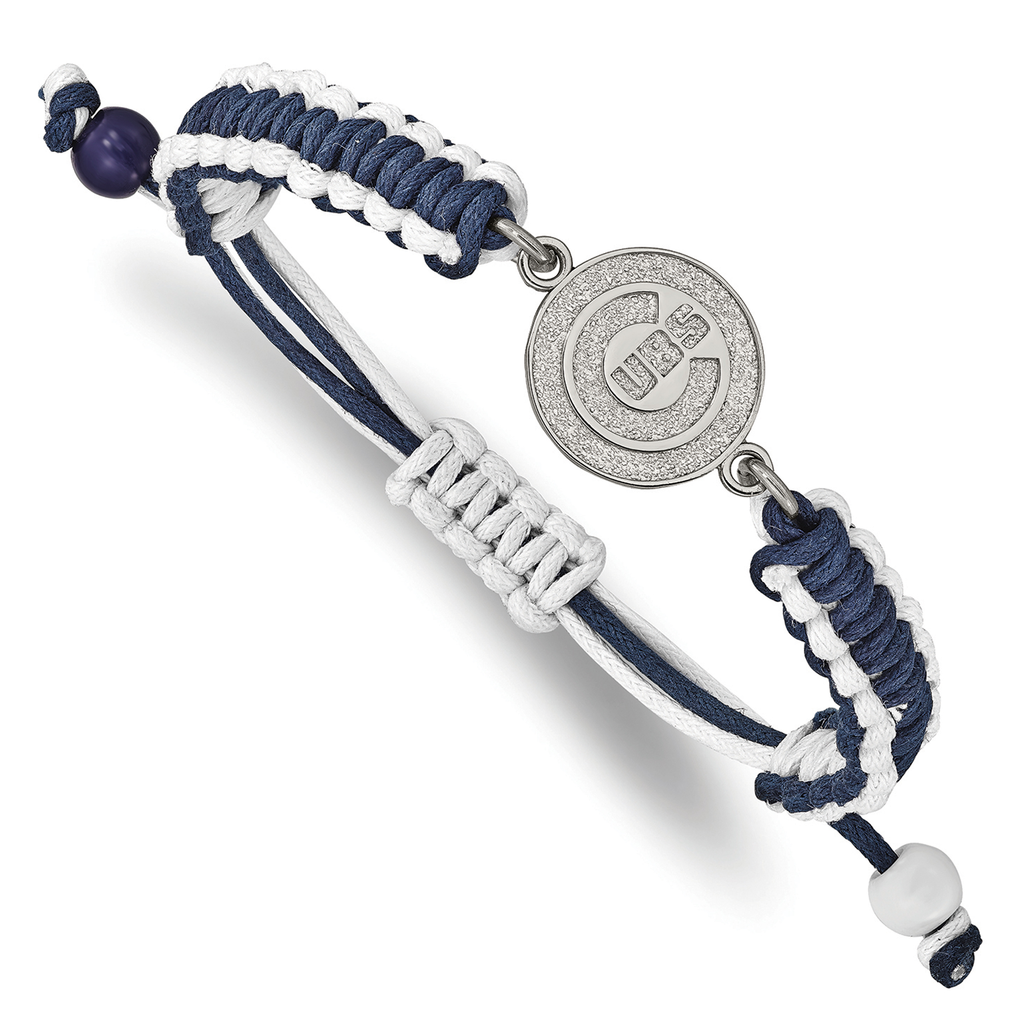 Women’s Chicago Cubs Stainless Steel Adjustable Cord Bracelet