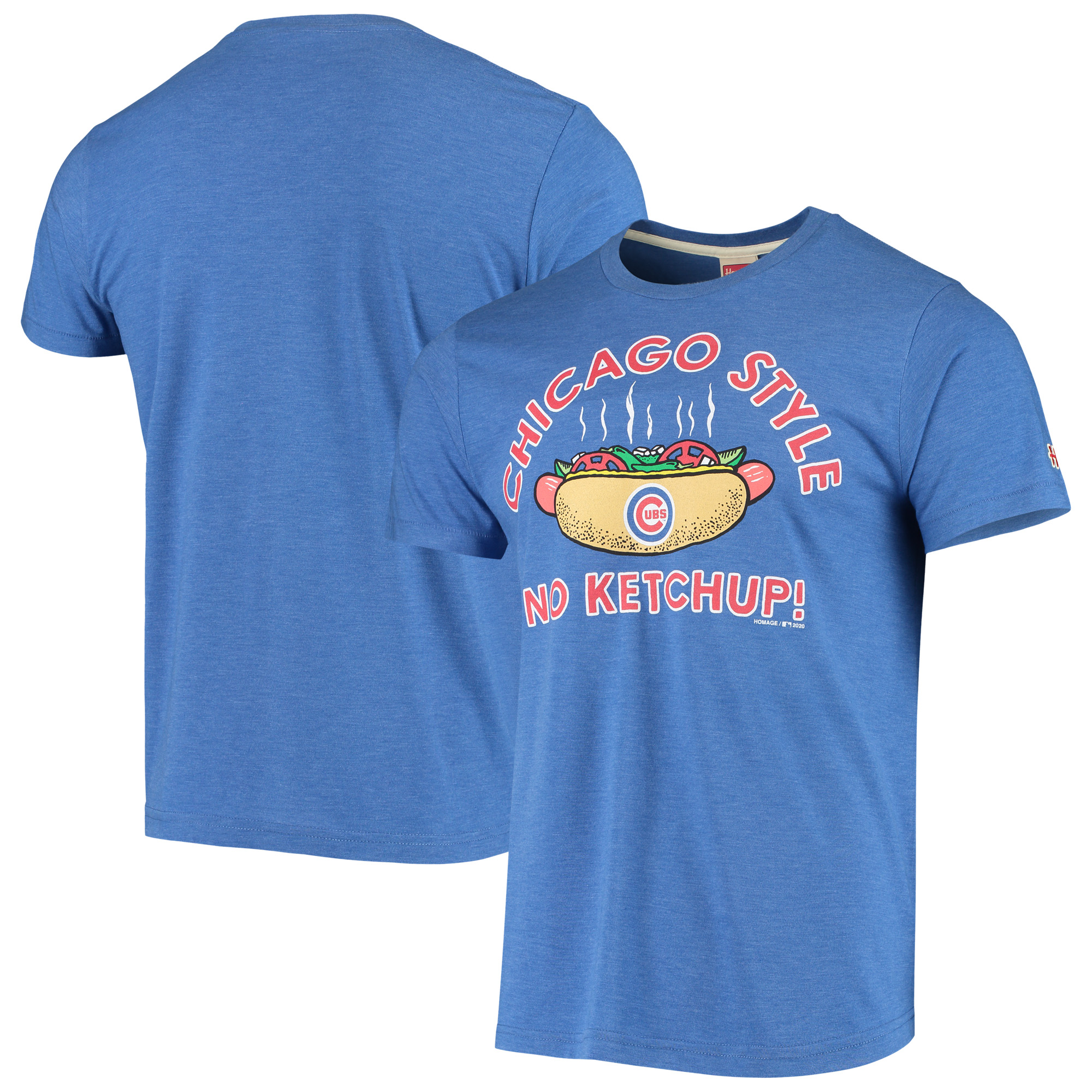 Men’s Royal Chicago Cubs Hyperlocal Tri-Blend T-Shirt