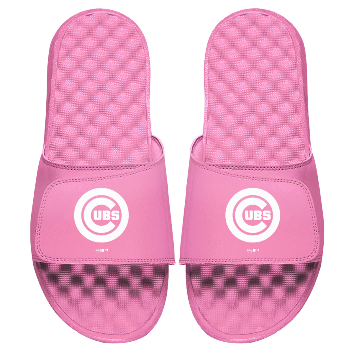 Women’s ISlide Pink Chicago Cubs Primary Logo Slide Sandals