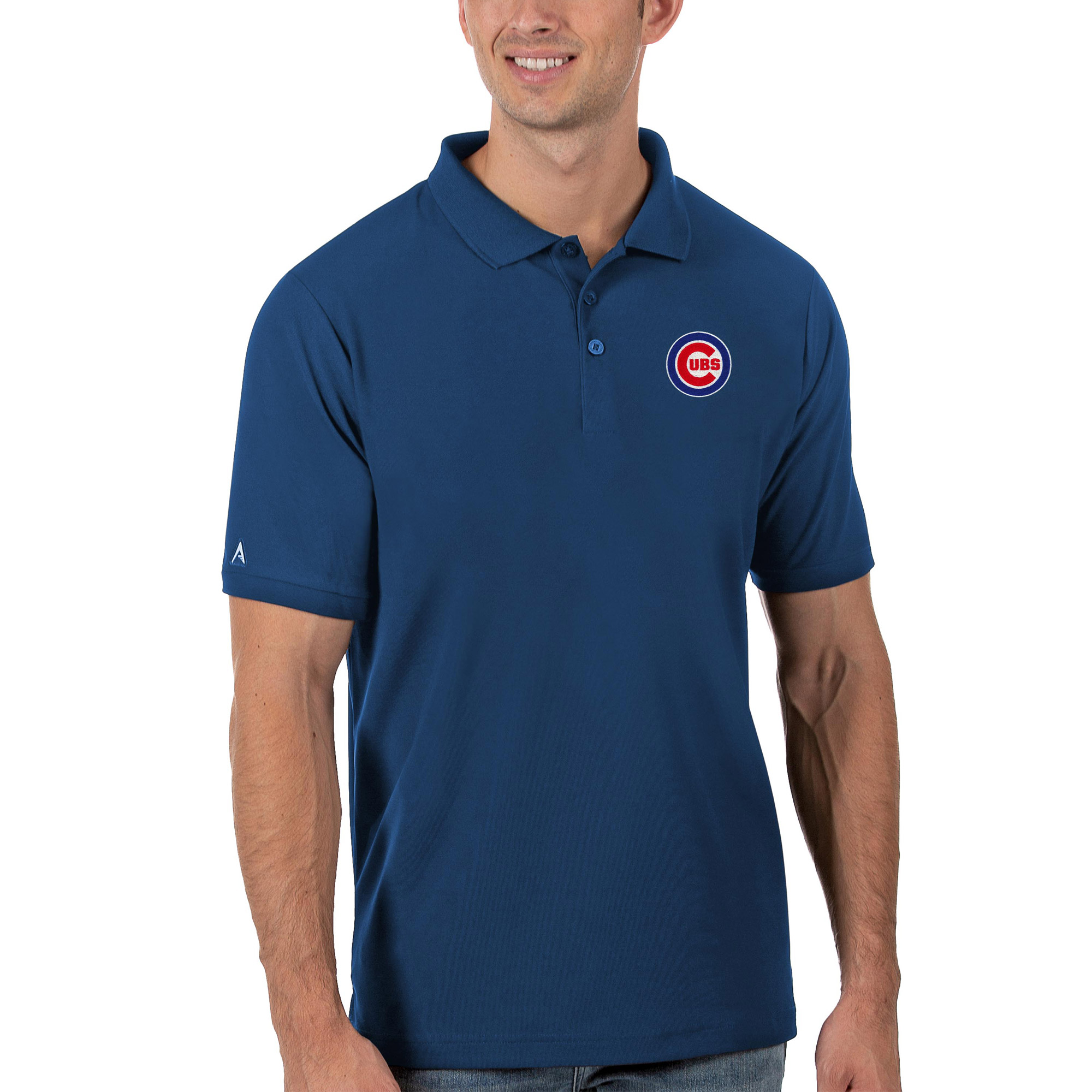 Men’s Antigua Royal Chicago Cubs Legacy Pique Polo