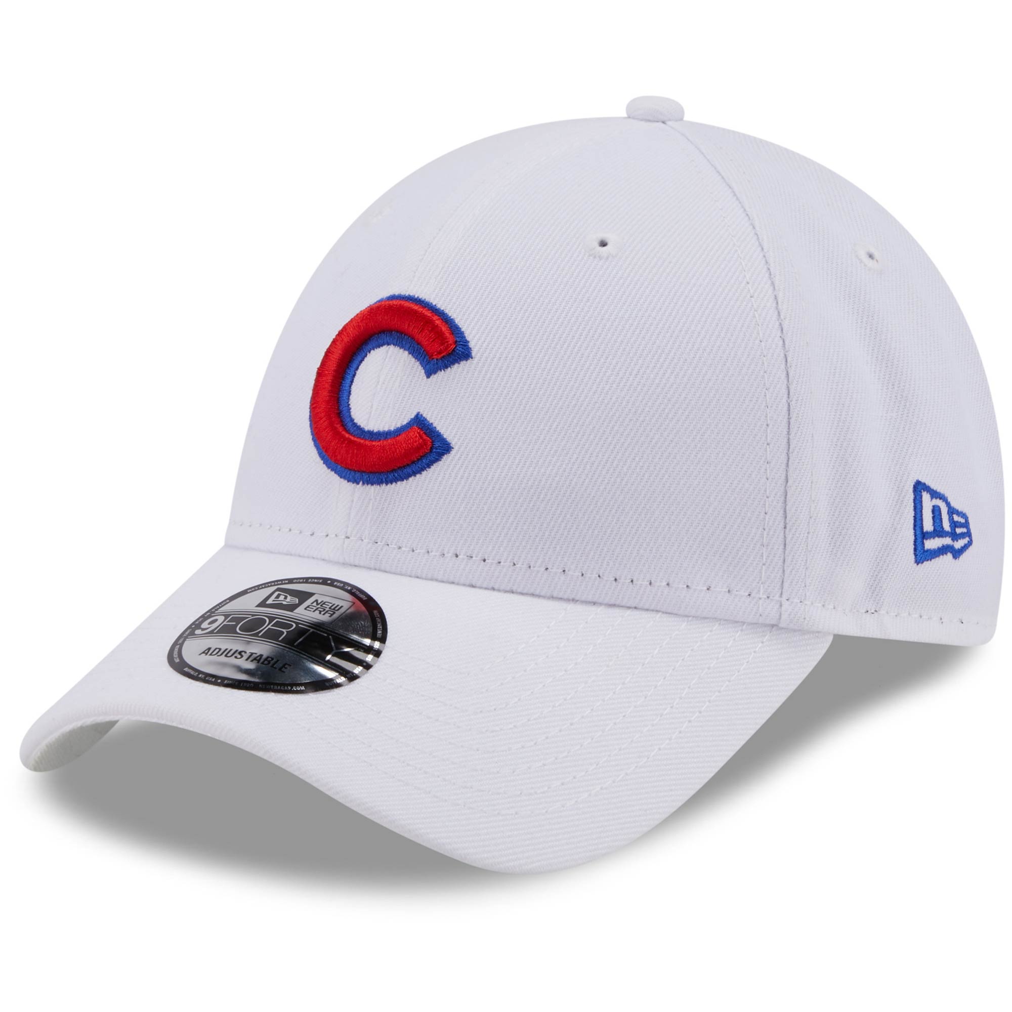 Men’s New Era White Chicago Cubs League II 9FORTY Adjustable Hat