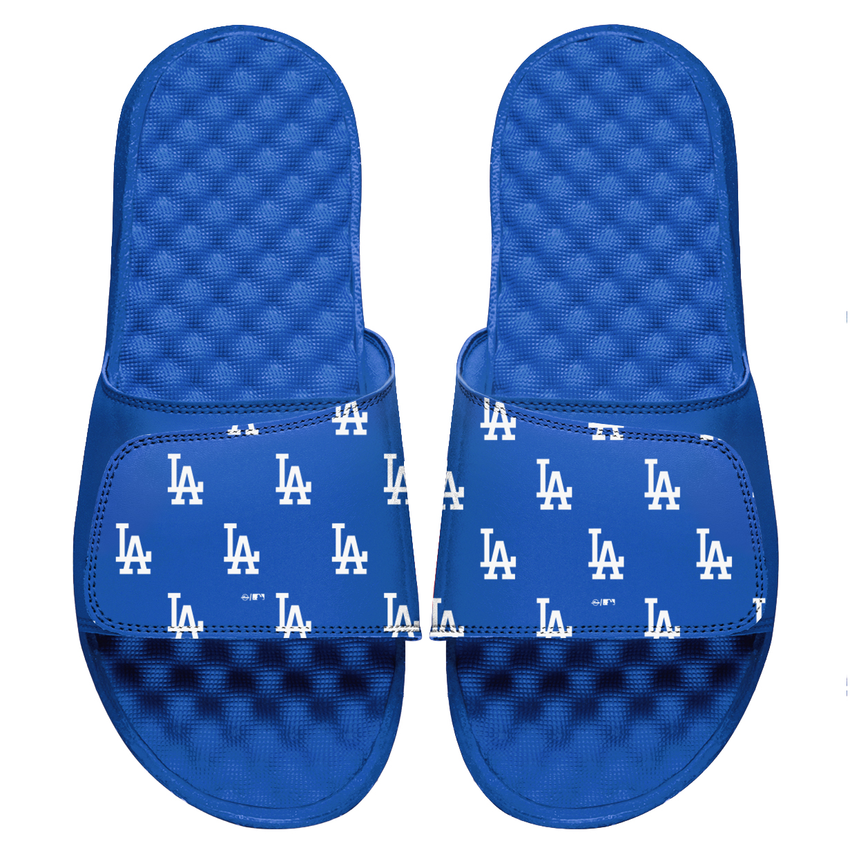 Men’s ISlide Royal Los Angeles Dodgers Loudmouth Logo Slide Sandals