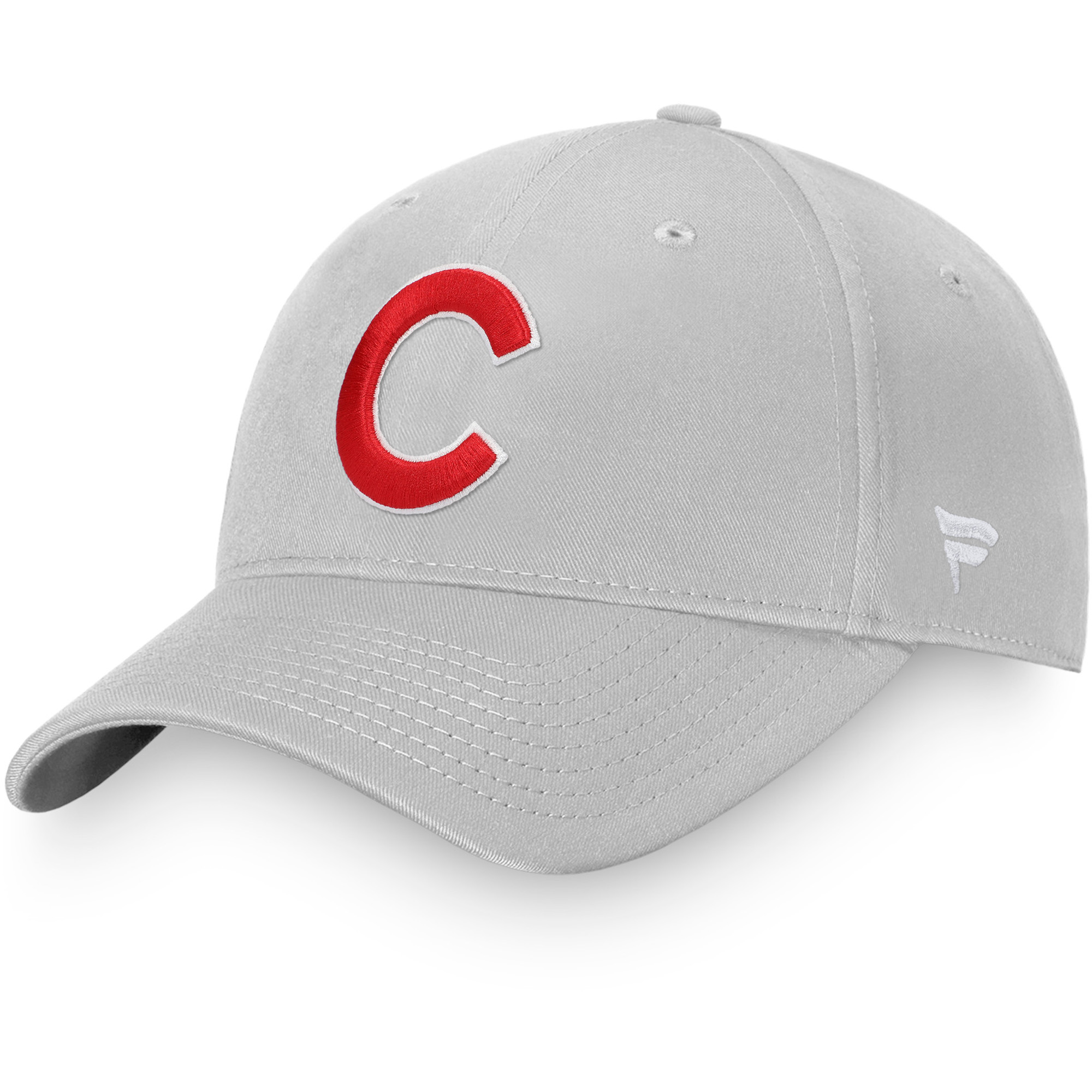 Men’s Fanatics Gray Chicago Cubs Core Snapback Hat