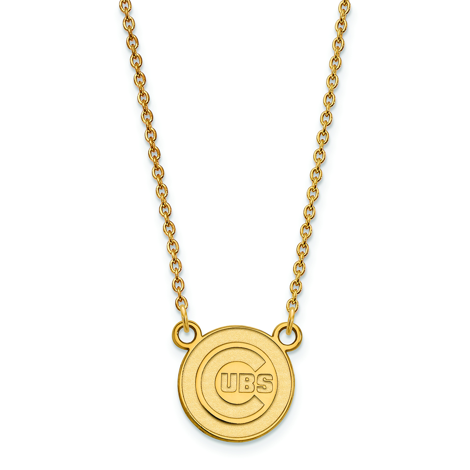 Women’s Chicago Cubs 18” 10k Yellow Gold Small Pendant Necklace