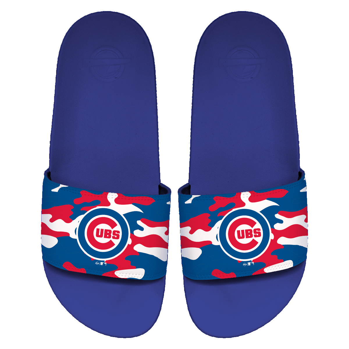Men’s ISlide Chicago Cubs Camo Motto Slide Sandals