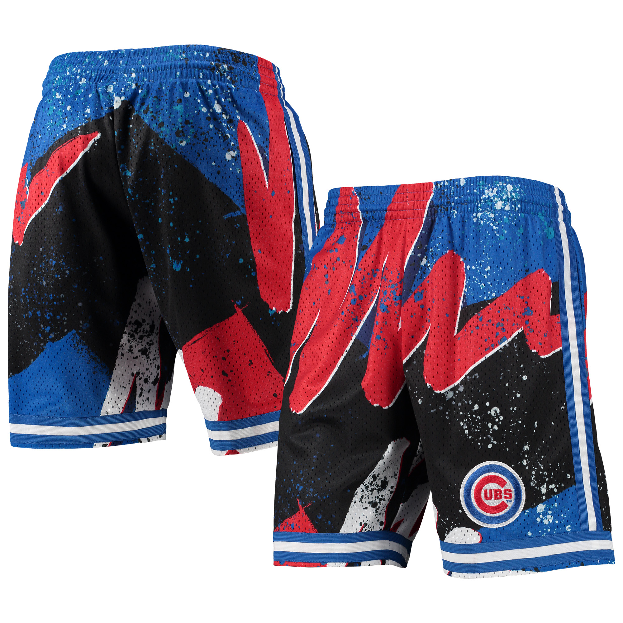 Men’s Mitchell & Ness Royal Chicago Cubs Hyper Hoops Shorts