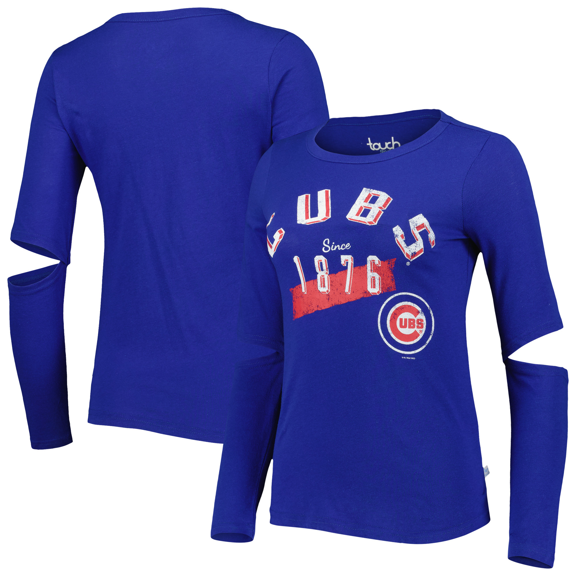 Women’s Touch Royal Chicago Cubs Formation Long Sleeve T-Shirt