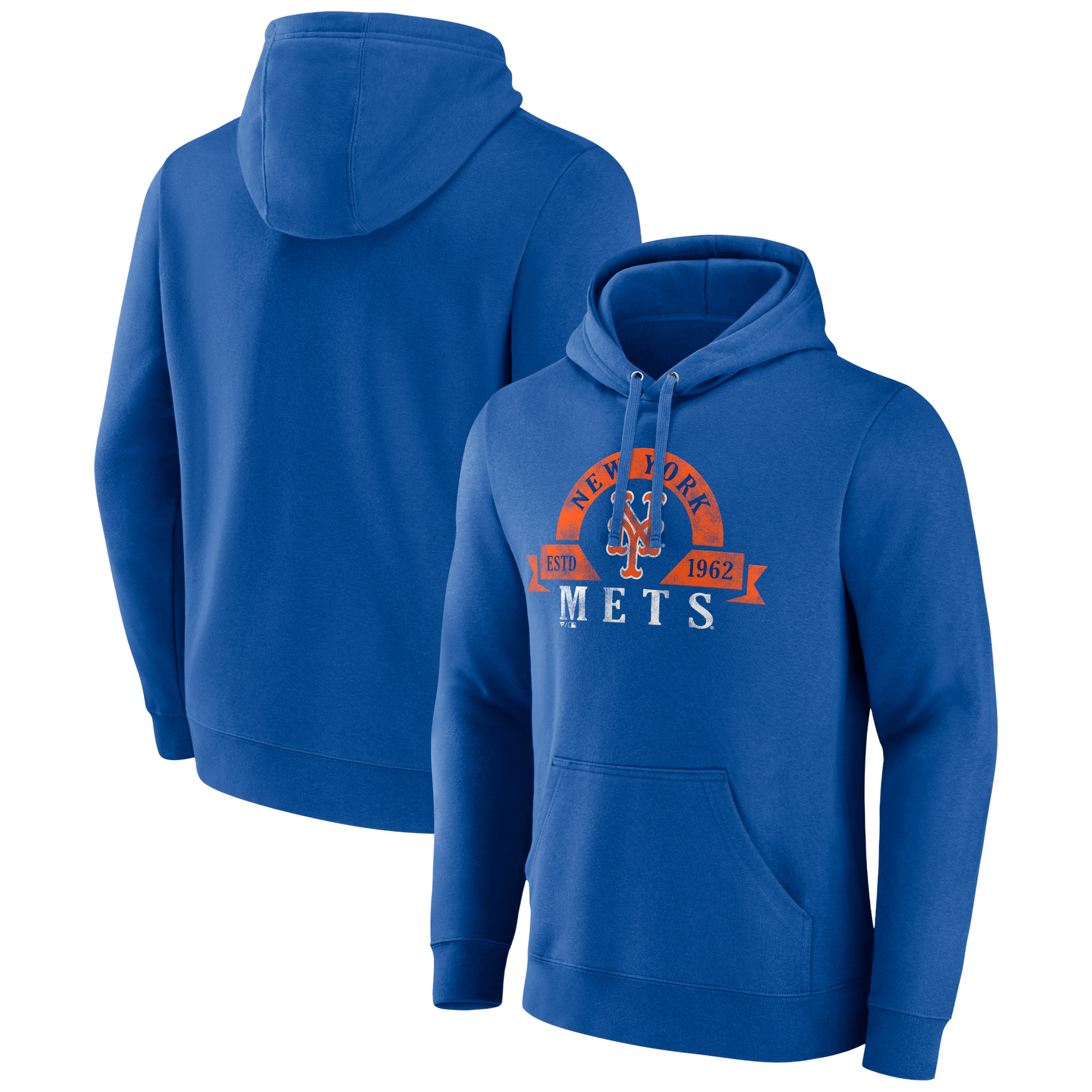 Men’s Fanatics Royal New York Mets Big & Tall Utility Pullover Hoodie