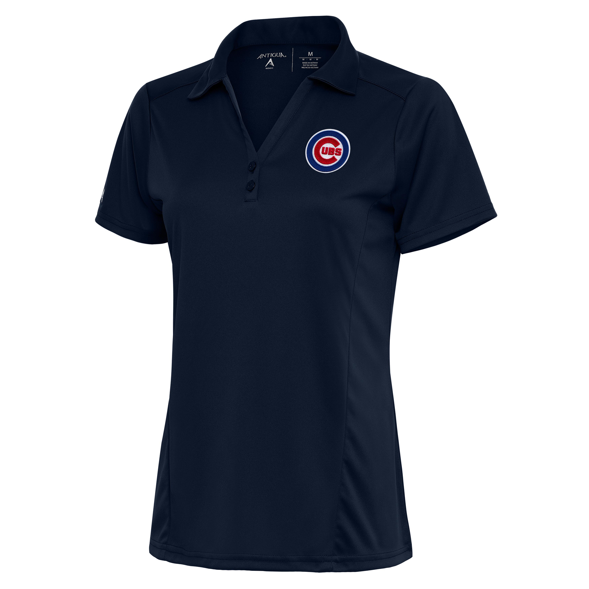 Women’s Antigua Navy Chicago Cubs Logo Tribute Polo