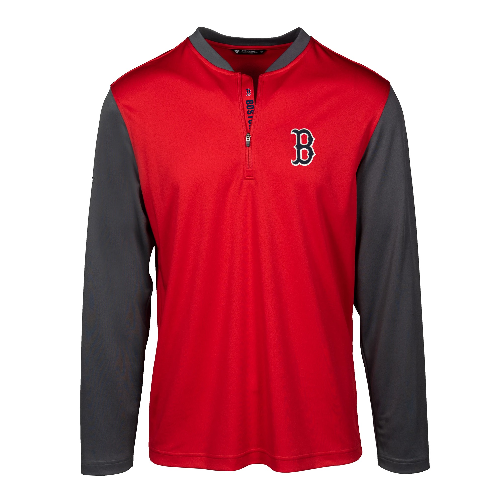 Men’s Levelwear Red Boston Red Sox Spector Quarter-Zip Pullover Top